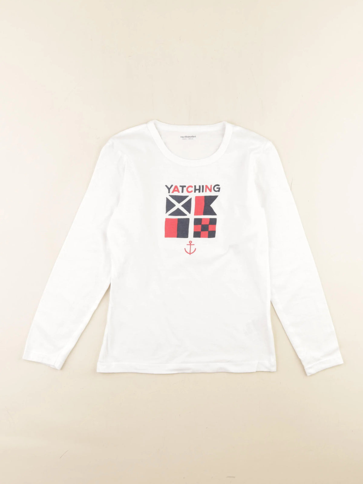 Vertbaudet - tee-shirt blanc - 10 ans