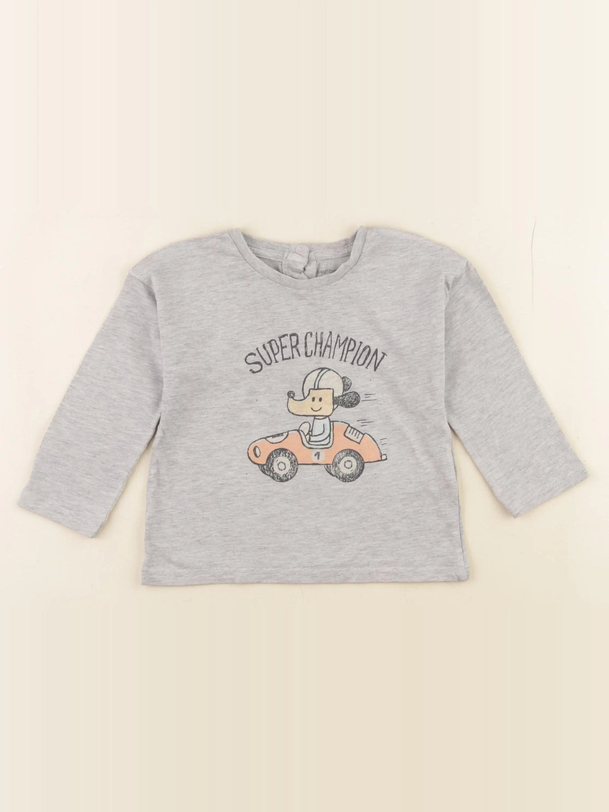 Vertbaudet - tee-shirt gris - 24 mois