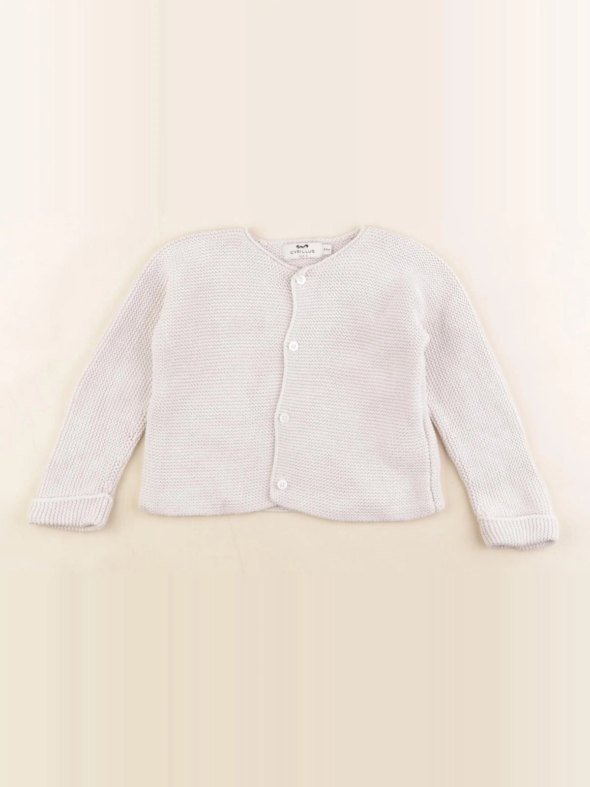 Cyrillus - gilet gris - 24 mois