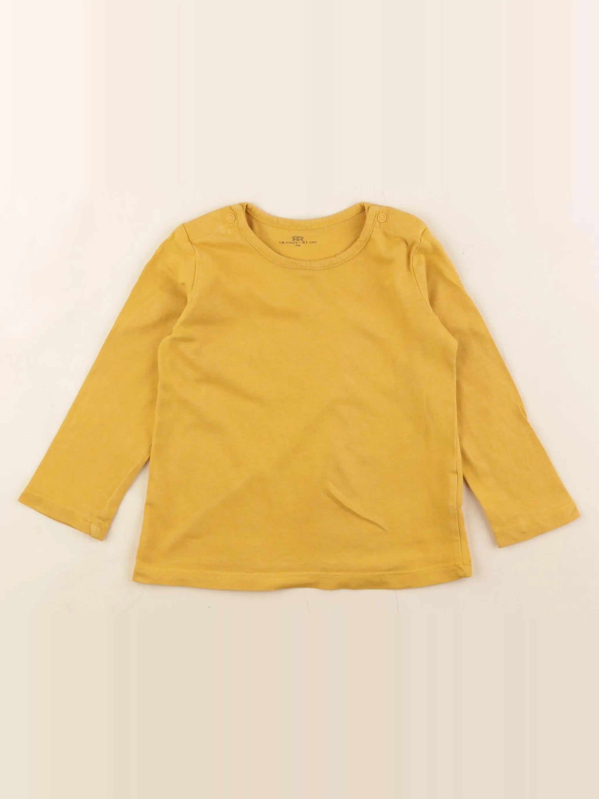 La Redoute - tee-shirt jaune - 18 mois