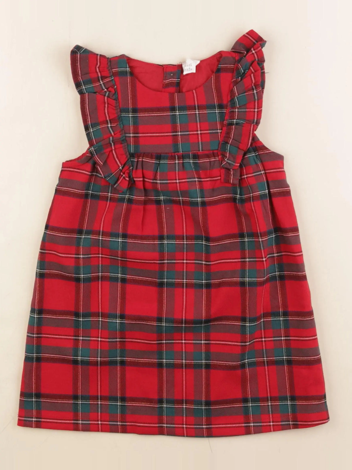 H&M - robe rouge - 12/18 mois