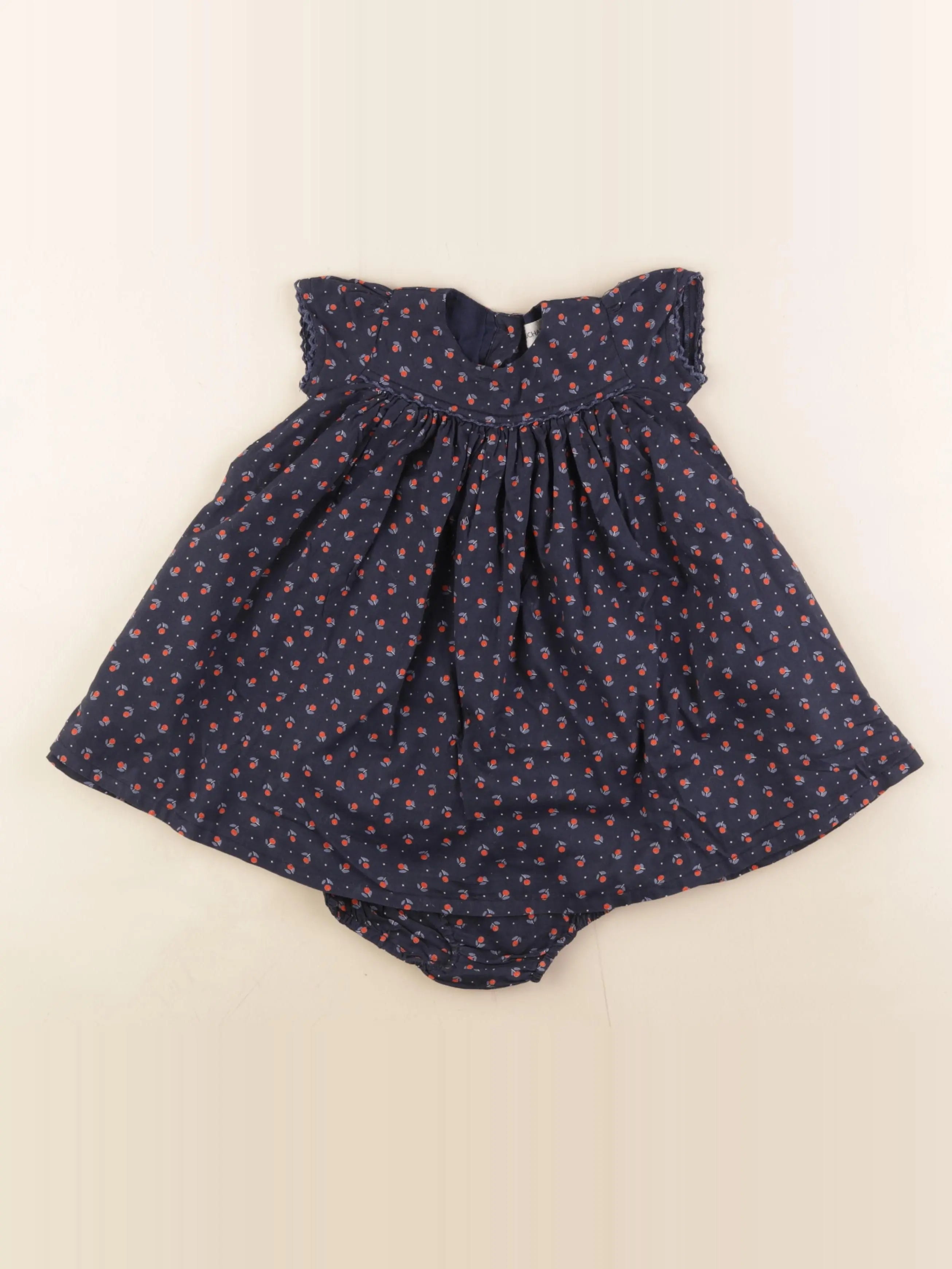 Bouchara - robe bleu - 12 mois