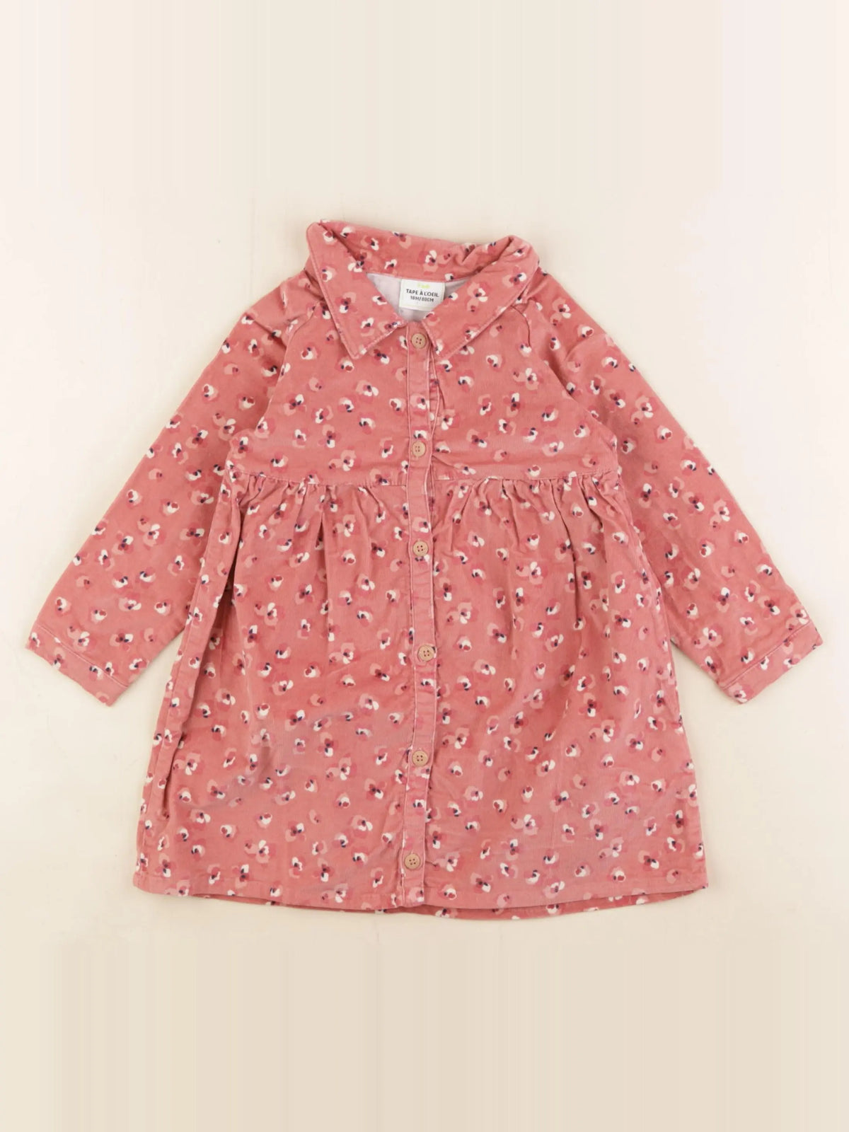 Tape à l'oeil - robe rose - 18 mois