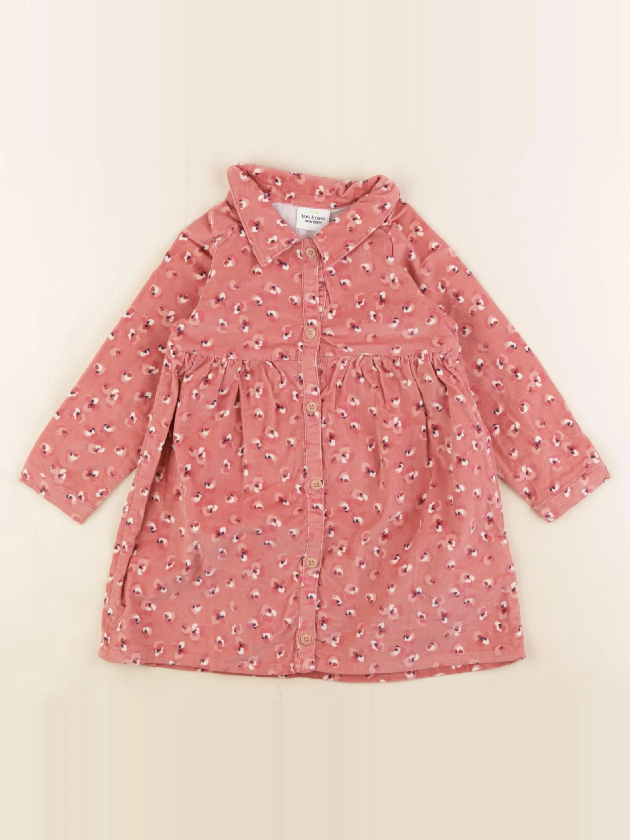 Tape à l'oeil - robe rose - 18 mois