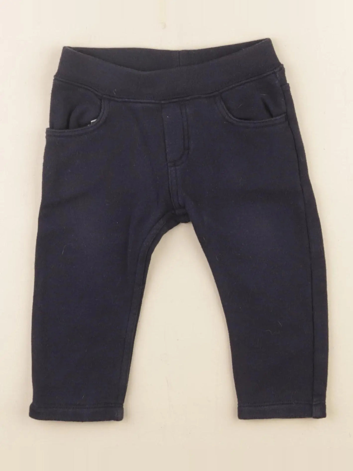 Petit Bateau - jegging bleu - 12 mois