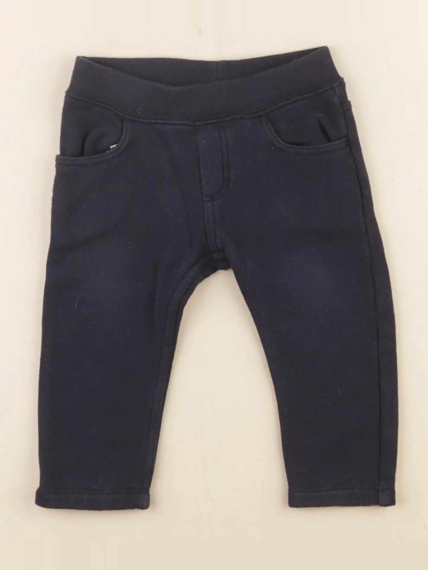 Petit Bateau - jegging bleu - 12 mois