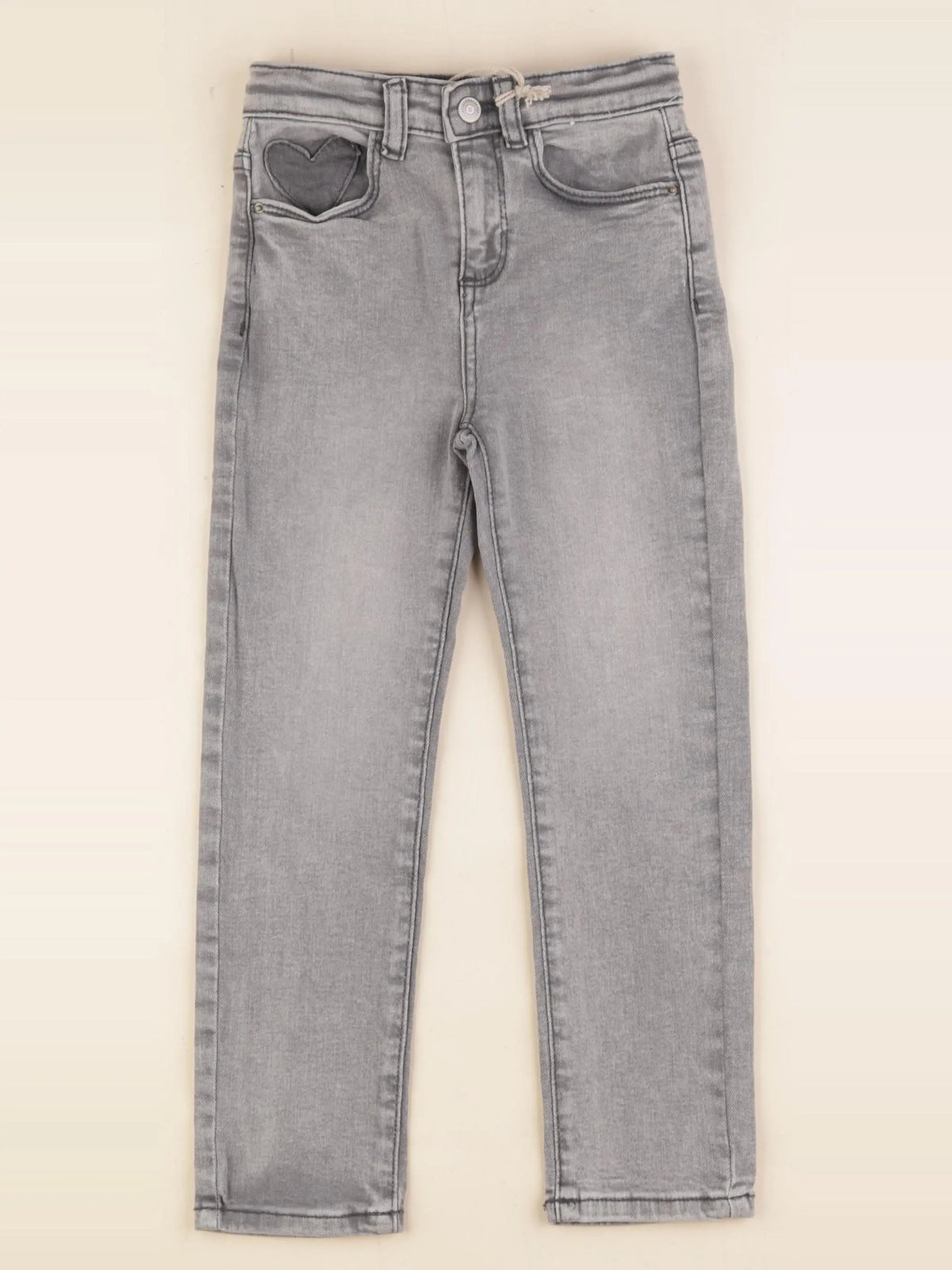 Vertbaudet - jean gris - 6 ans