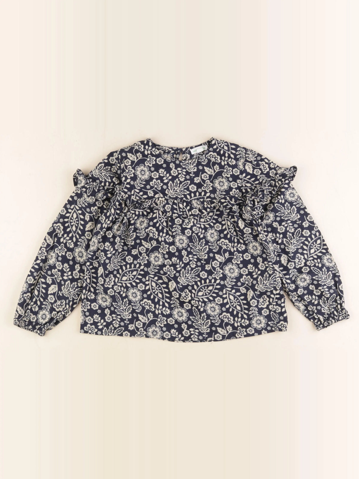 Vertbaudet - blouse bleu - 6 ans