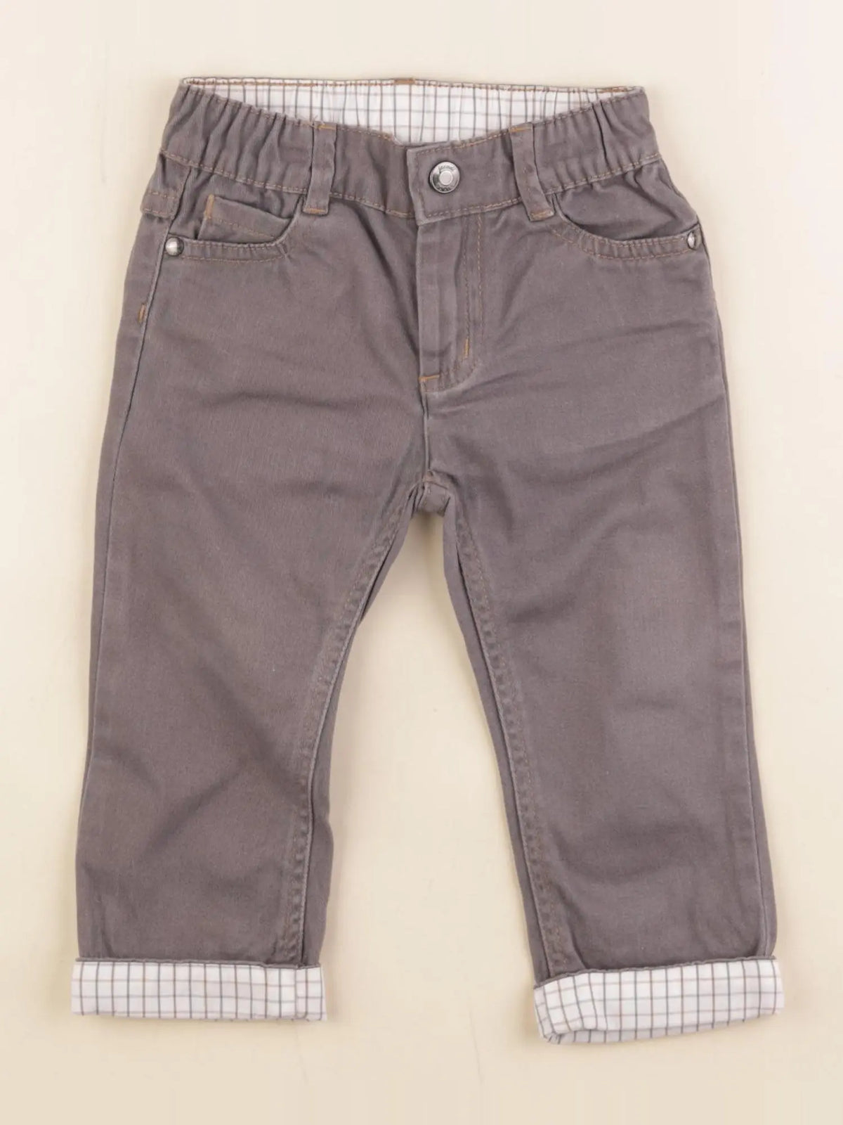 Jacadi - pantalon gris - 12 mois