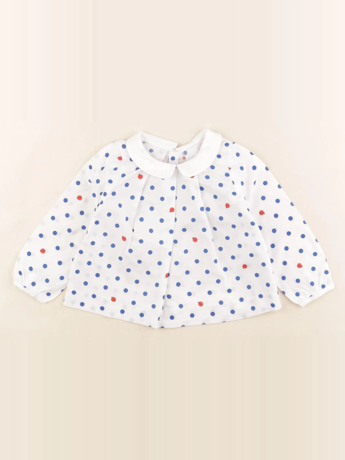 Jacadi - blouse bleu - 12 mois
