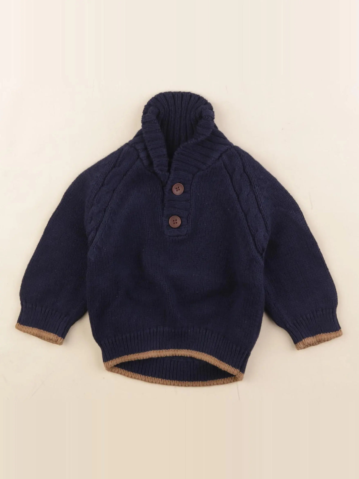 Jacadi - pull bleu - 6 mois