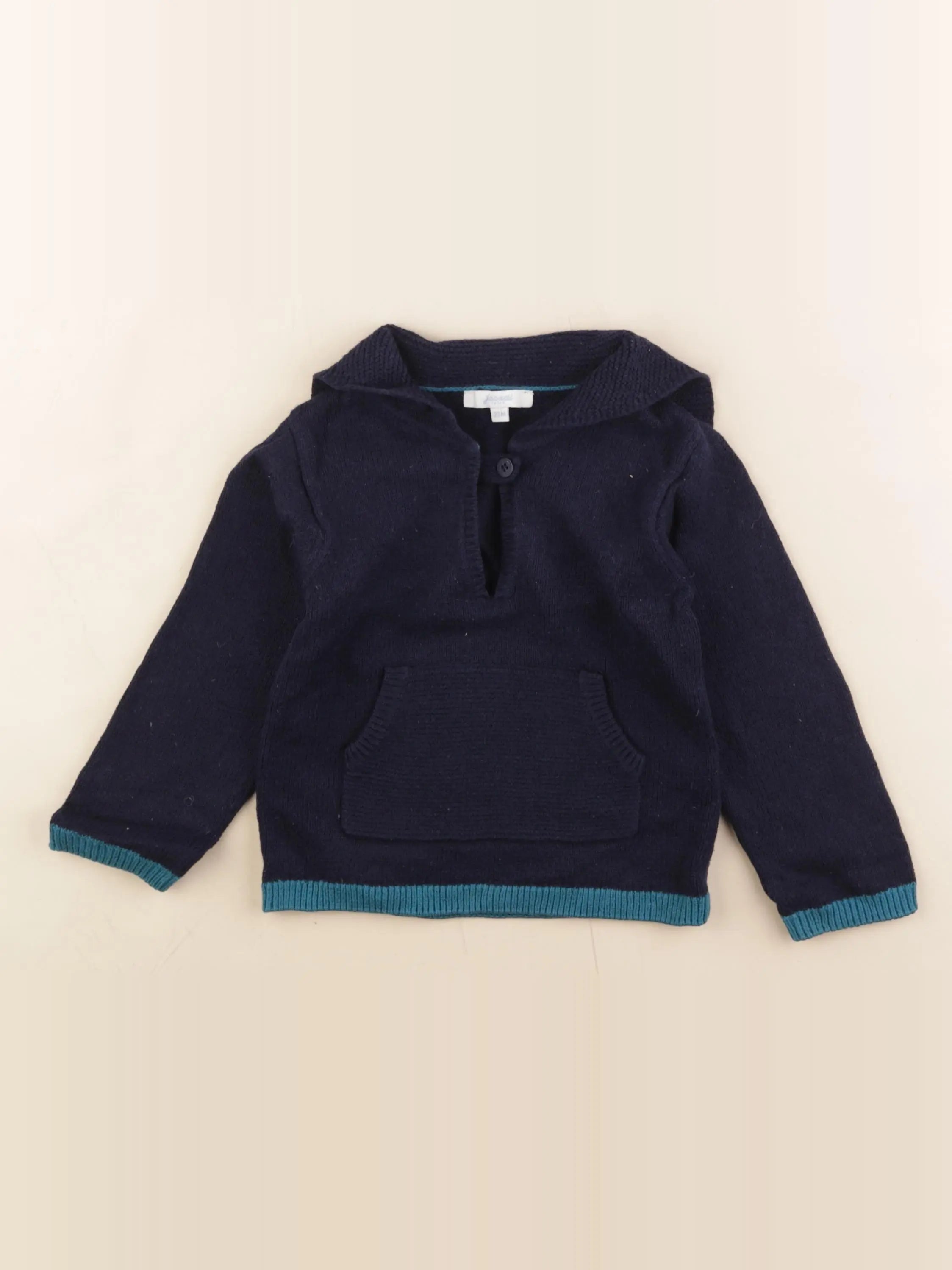 Jacadi - pull bleu - 24 mois