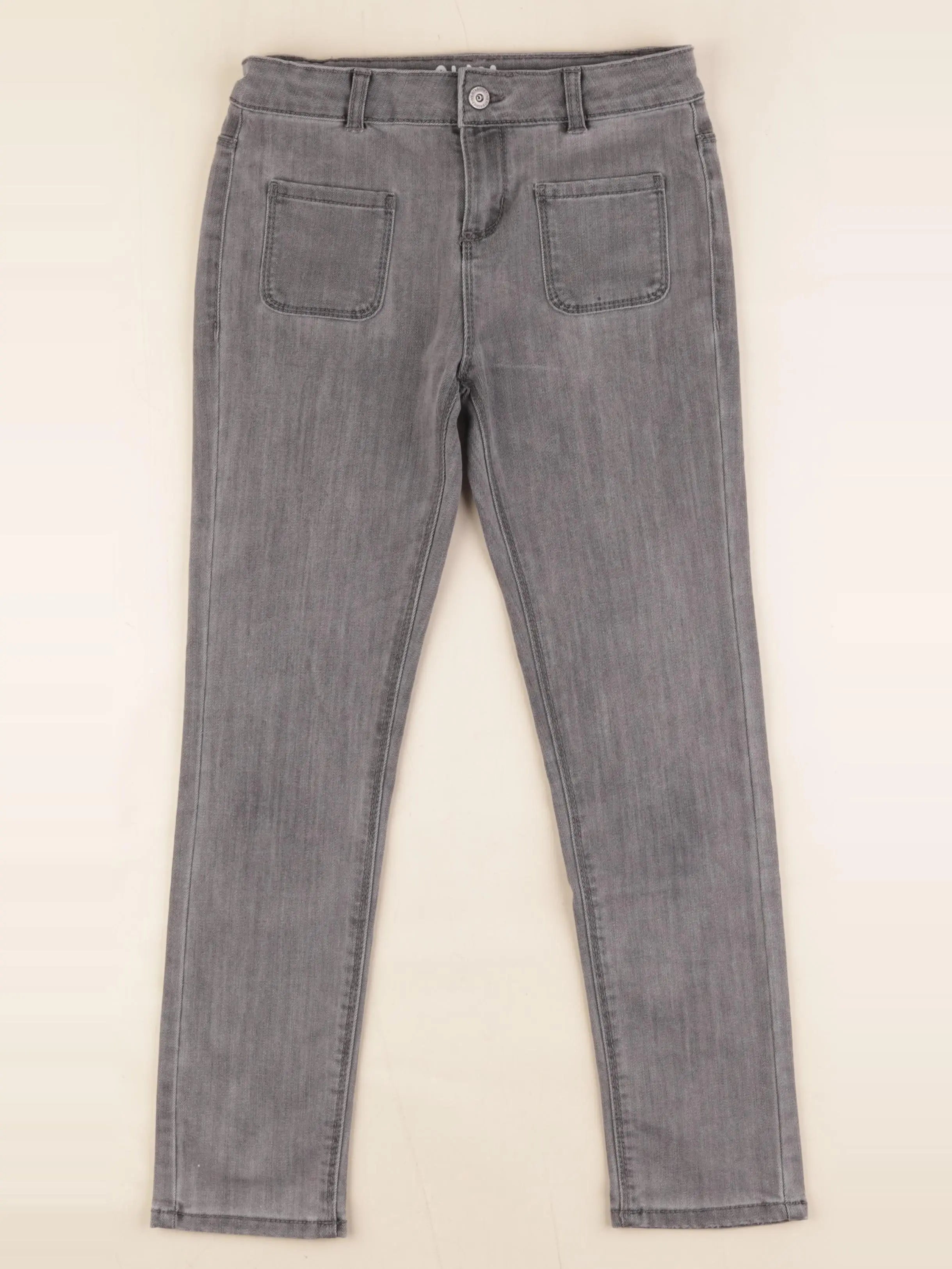 Vertbaudet - jean gris - 9 ans
