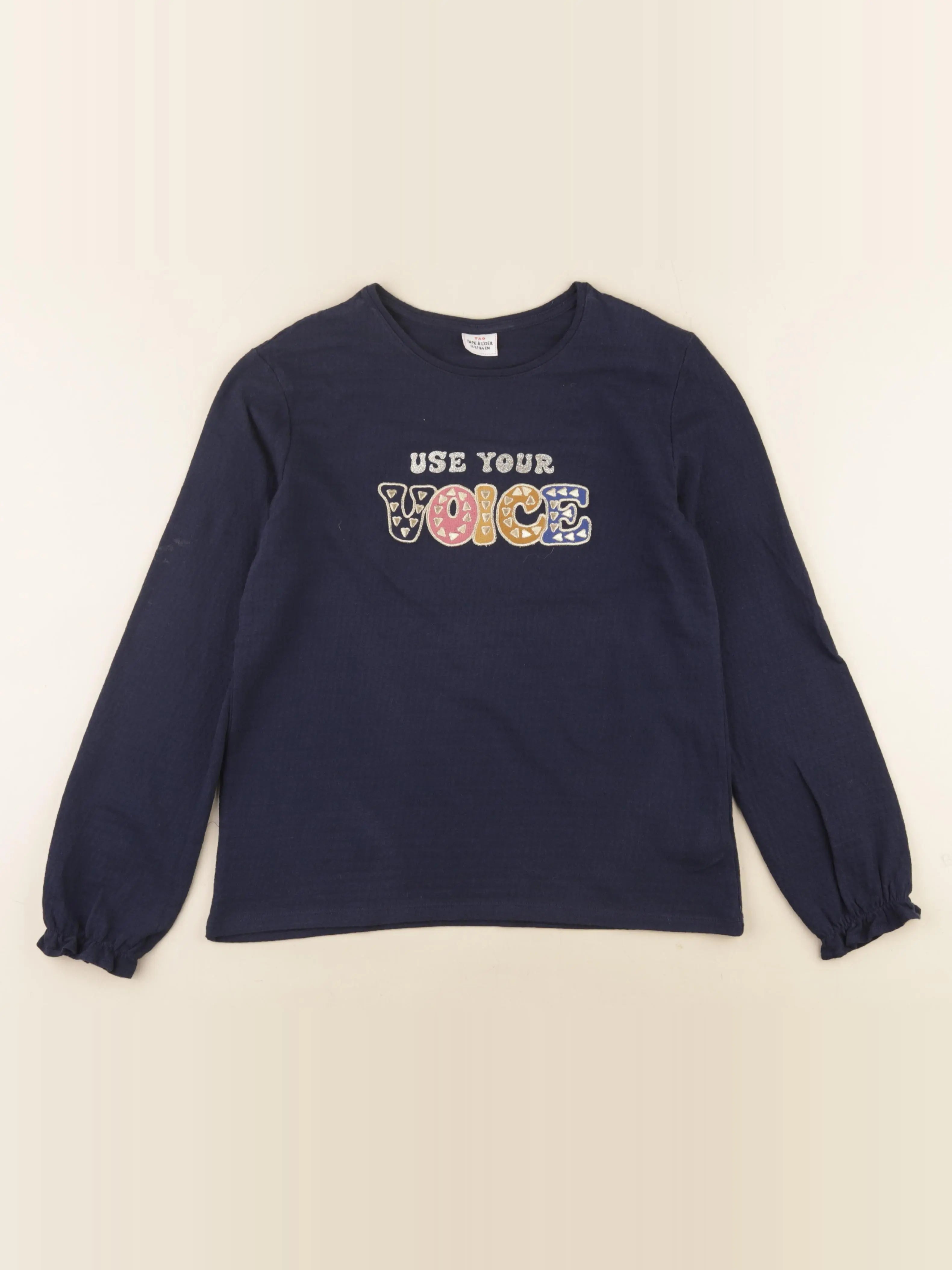 Tape à l'oeil - tee-shirt bleu - 14 ans