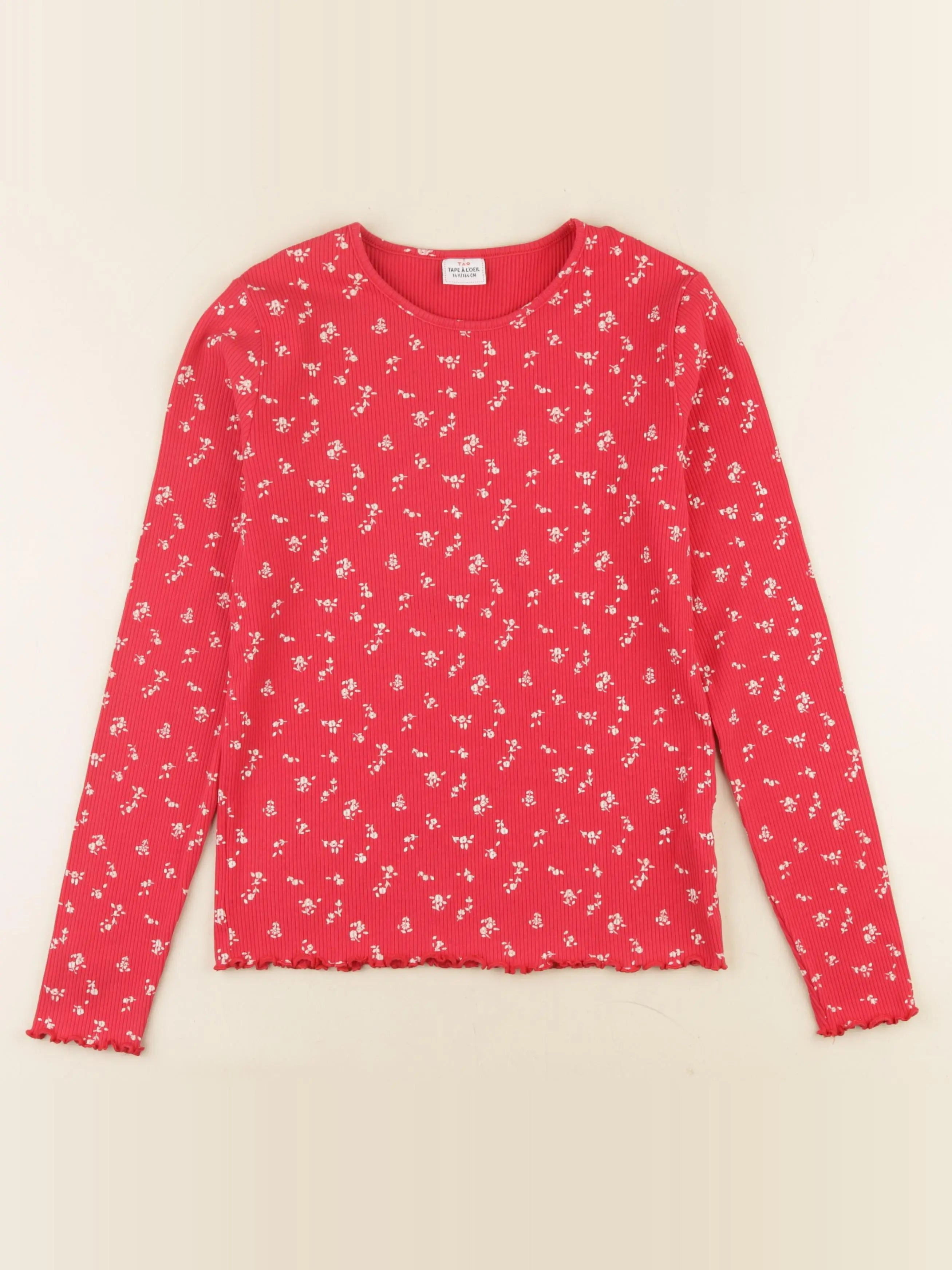 Tape à l'oeil - tee-shirt rouge - 14 ans