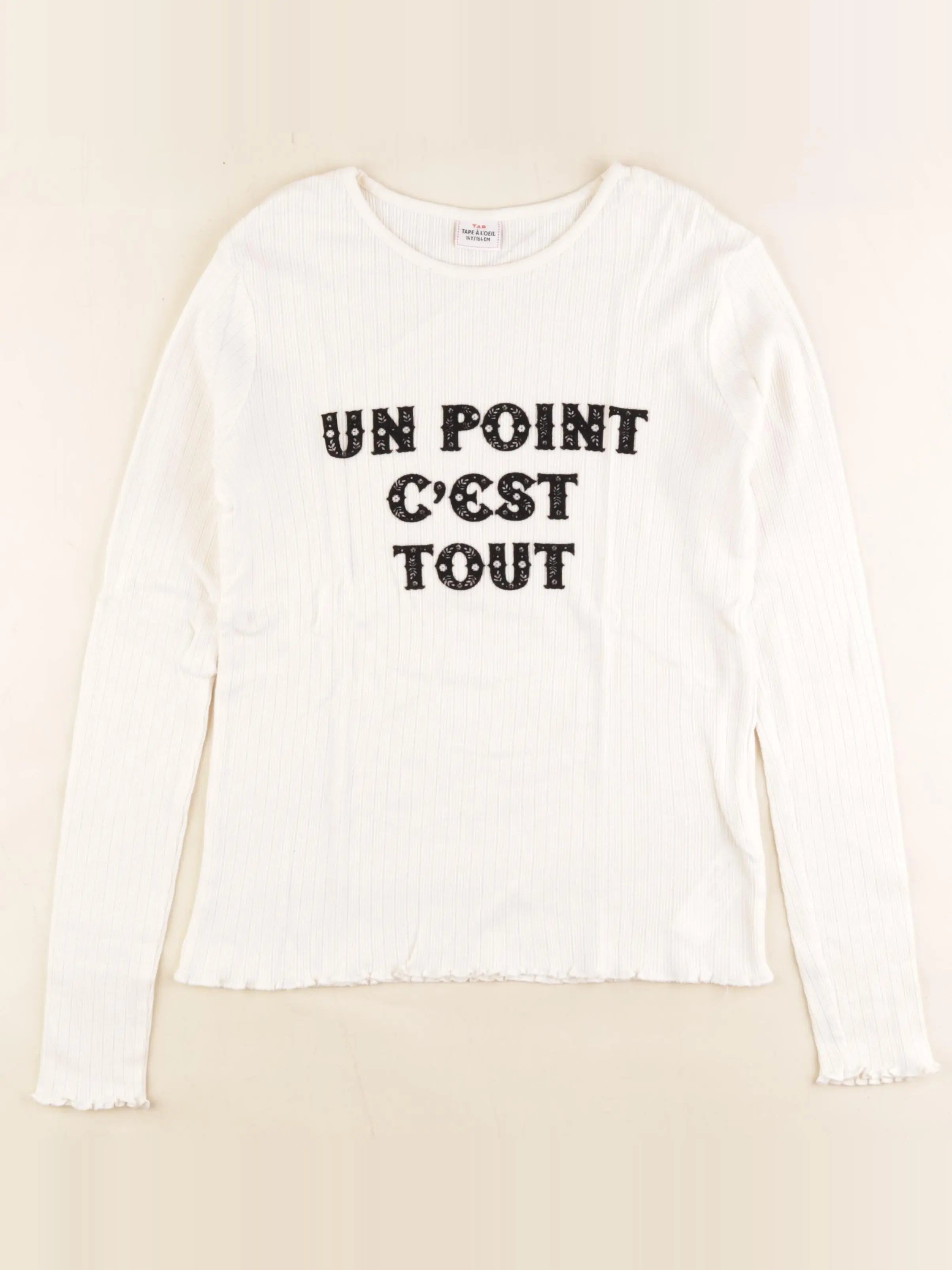 Tape à l'oeil - tee-shirt blanc - 14 ans