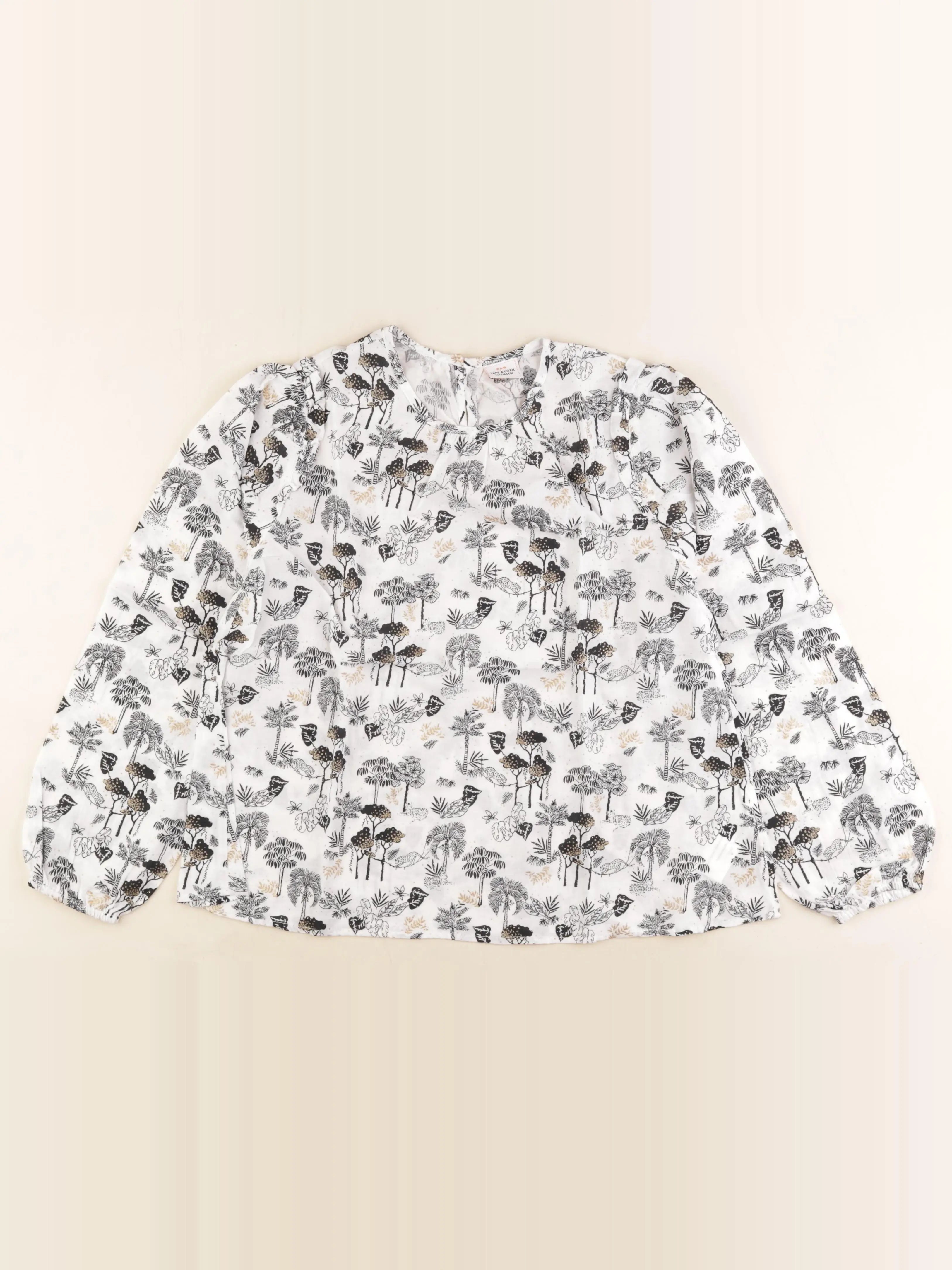 Tape à l'oeil - blouse blanc, noir - 14 ans