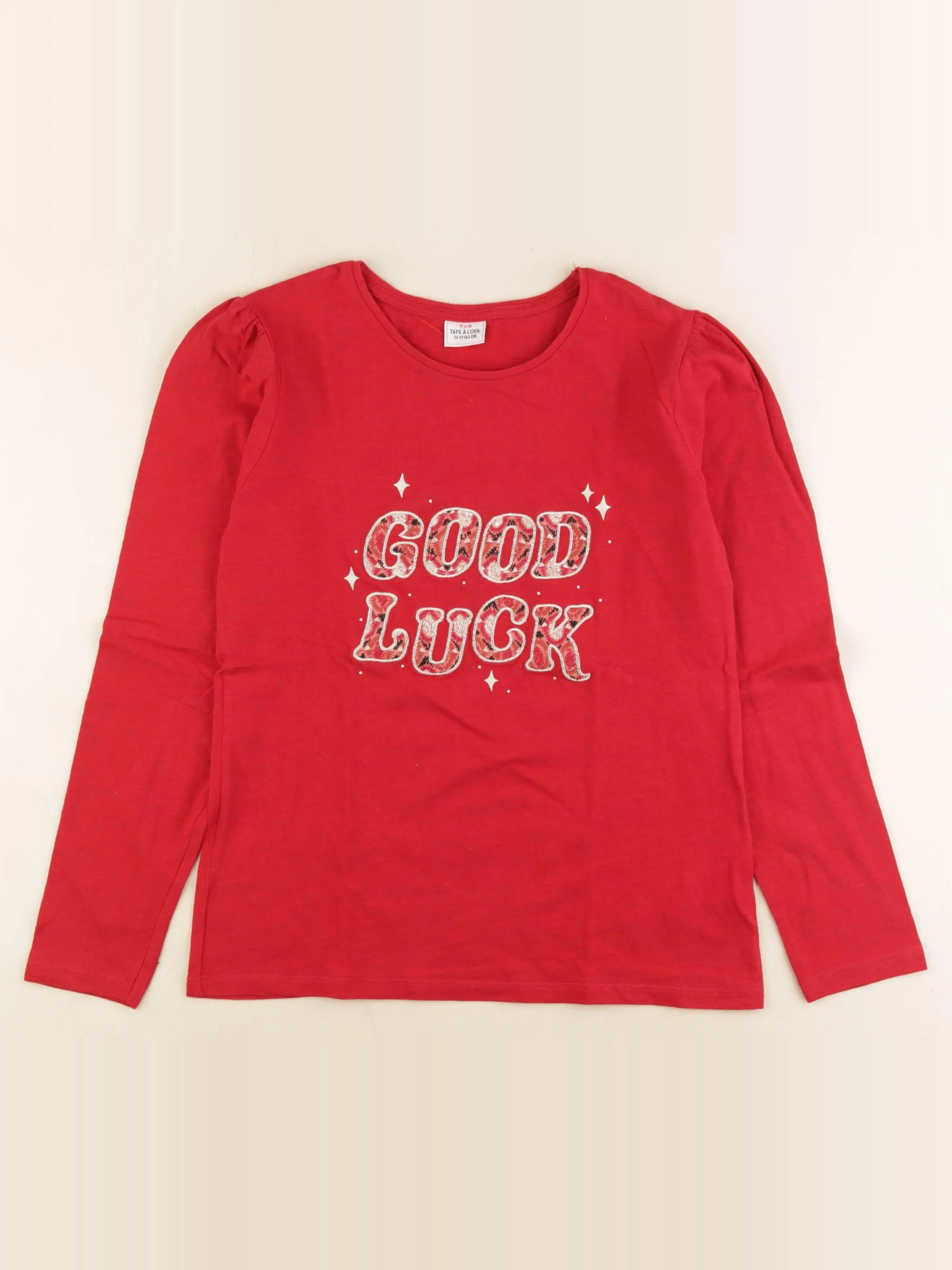 Tape à l'oeil - tee-shirt rouge - 14 ans