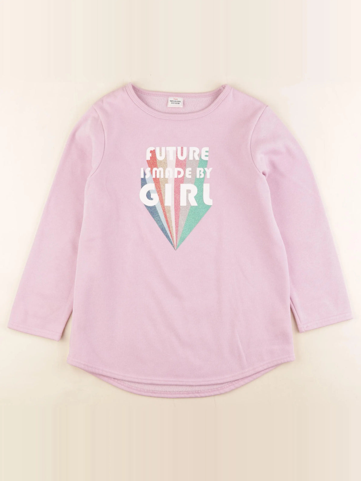 Tape à l'oeil - sweat rose - 12 ans