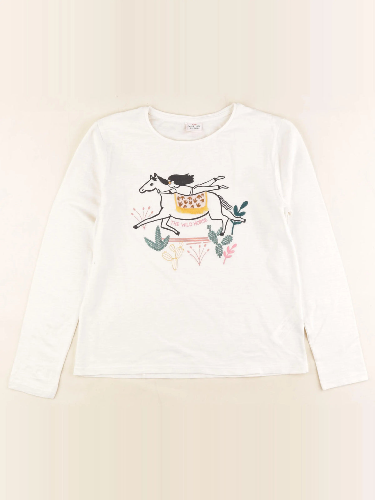 Tape à l'oeil - tee-shirt blanc - 12 ans