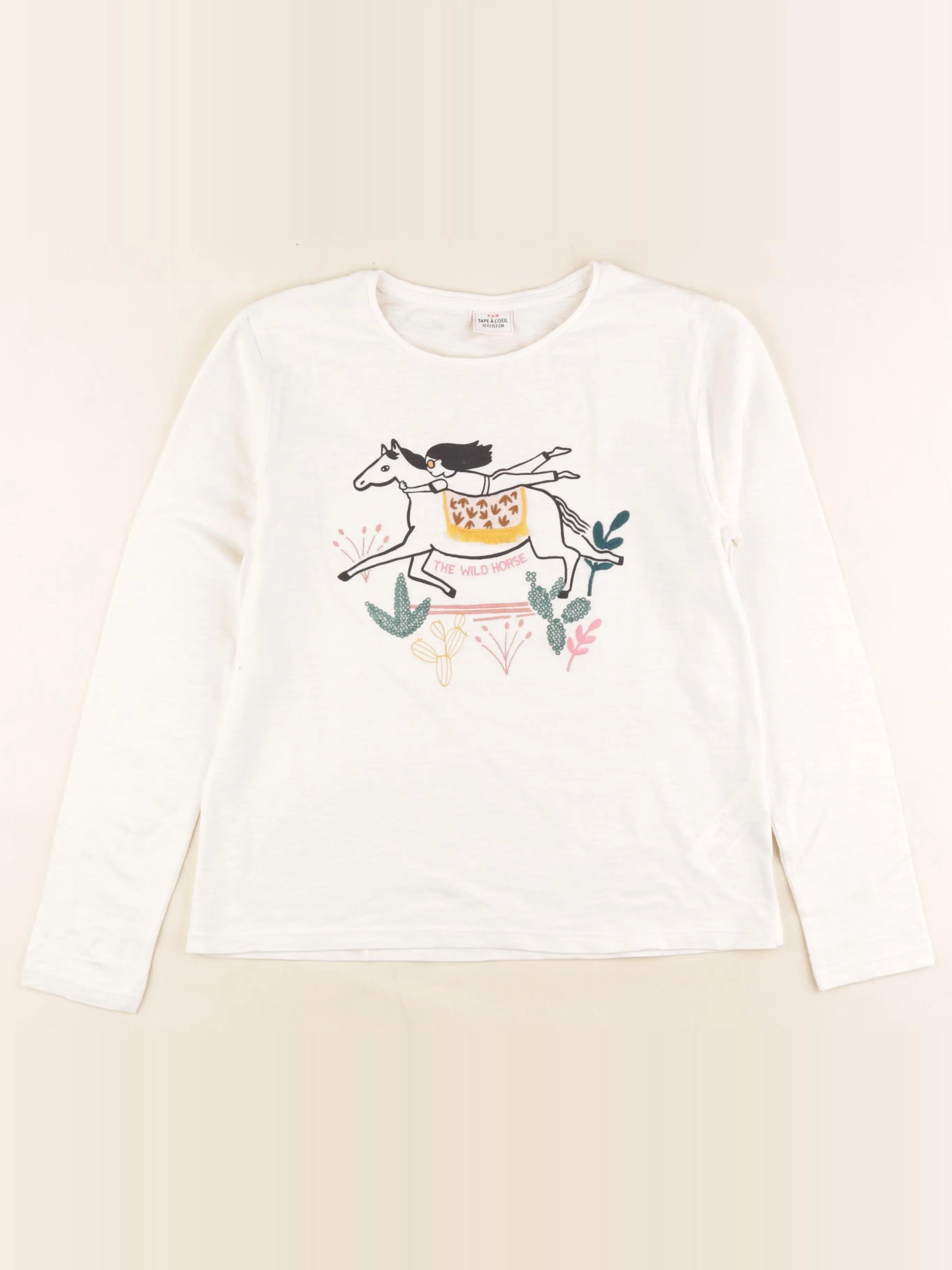 Tape à l'oeil - tee-shirt blanc - 12 ans