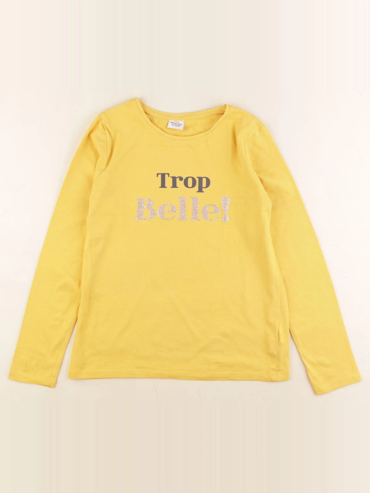 Tape à l'oeil - tee-shirt jaune - 12 ans