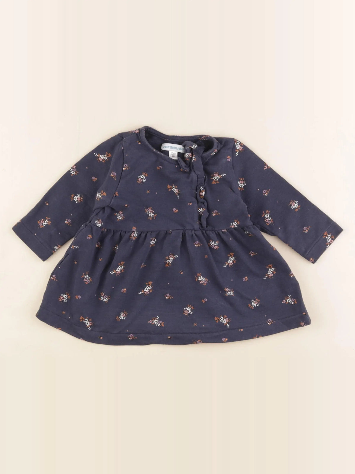 Vertbaudet - robe bleu - 6 mois