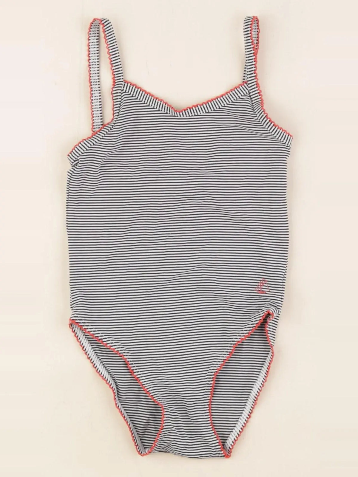 Petit Bateau - maillot de bain blanc, bleu - 24 mois