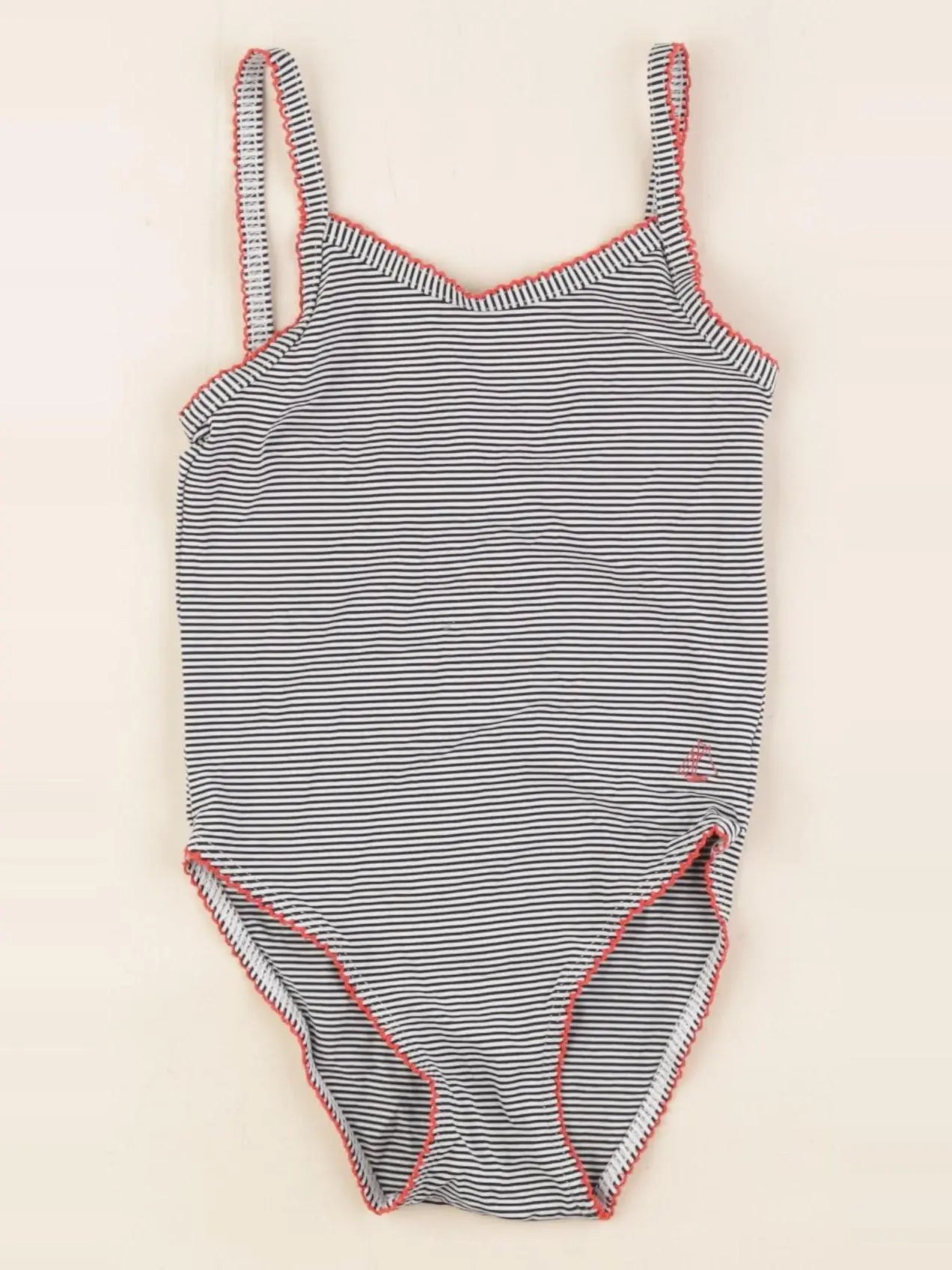 Petit Bateau - maillot de bain blanc, bleu - 24 mois