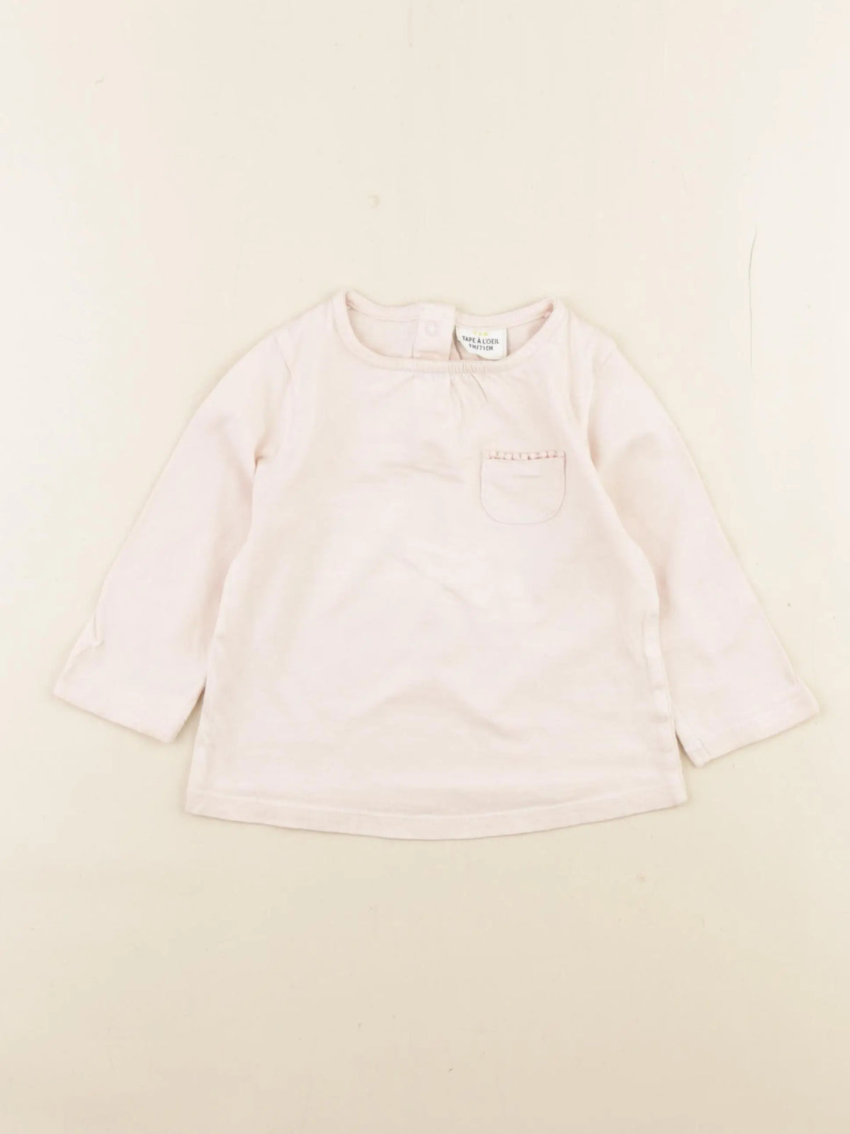 Tape à l'oeil - tee-shirt rose - 9 mois