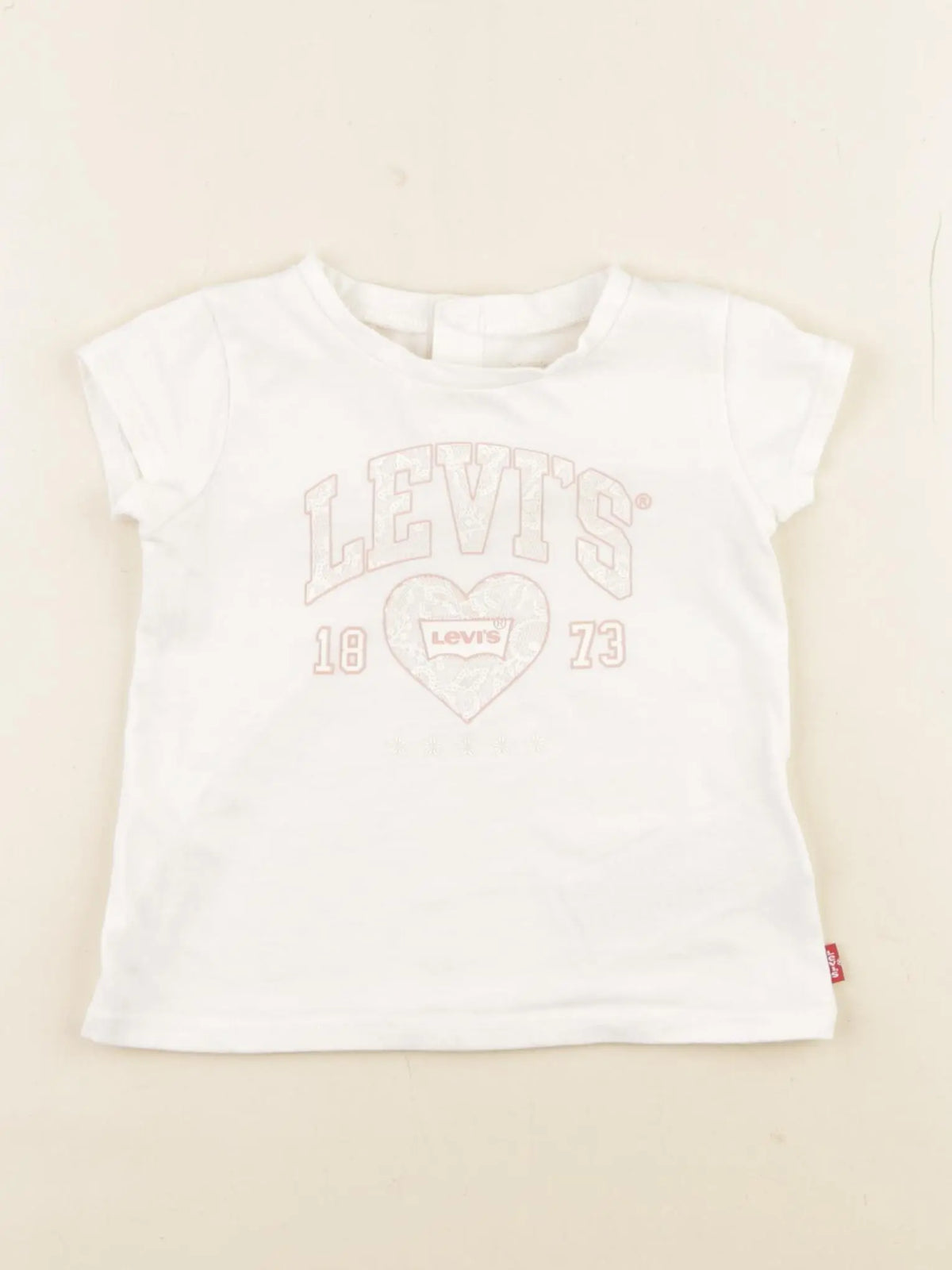 Levi's - tee-shirt rose - 18 mois
