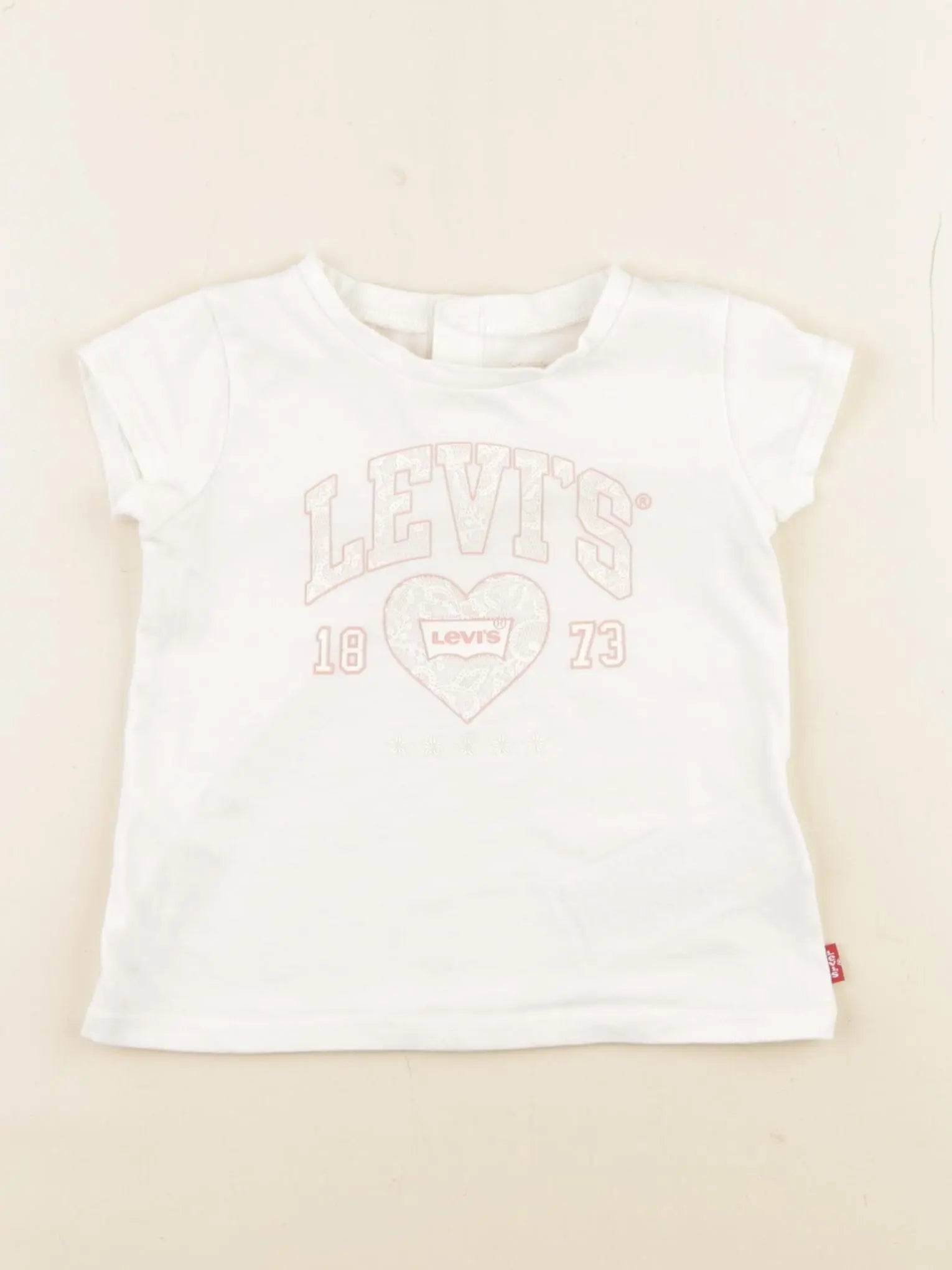 Levi's - tee-shirt rose - 18 mois