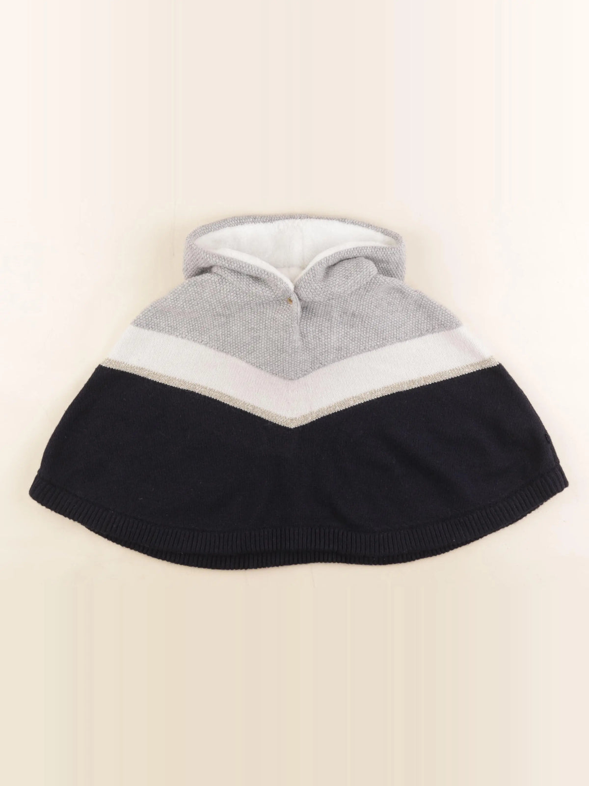 Okaidi - cape multicolore - 3/4 ans