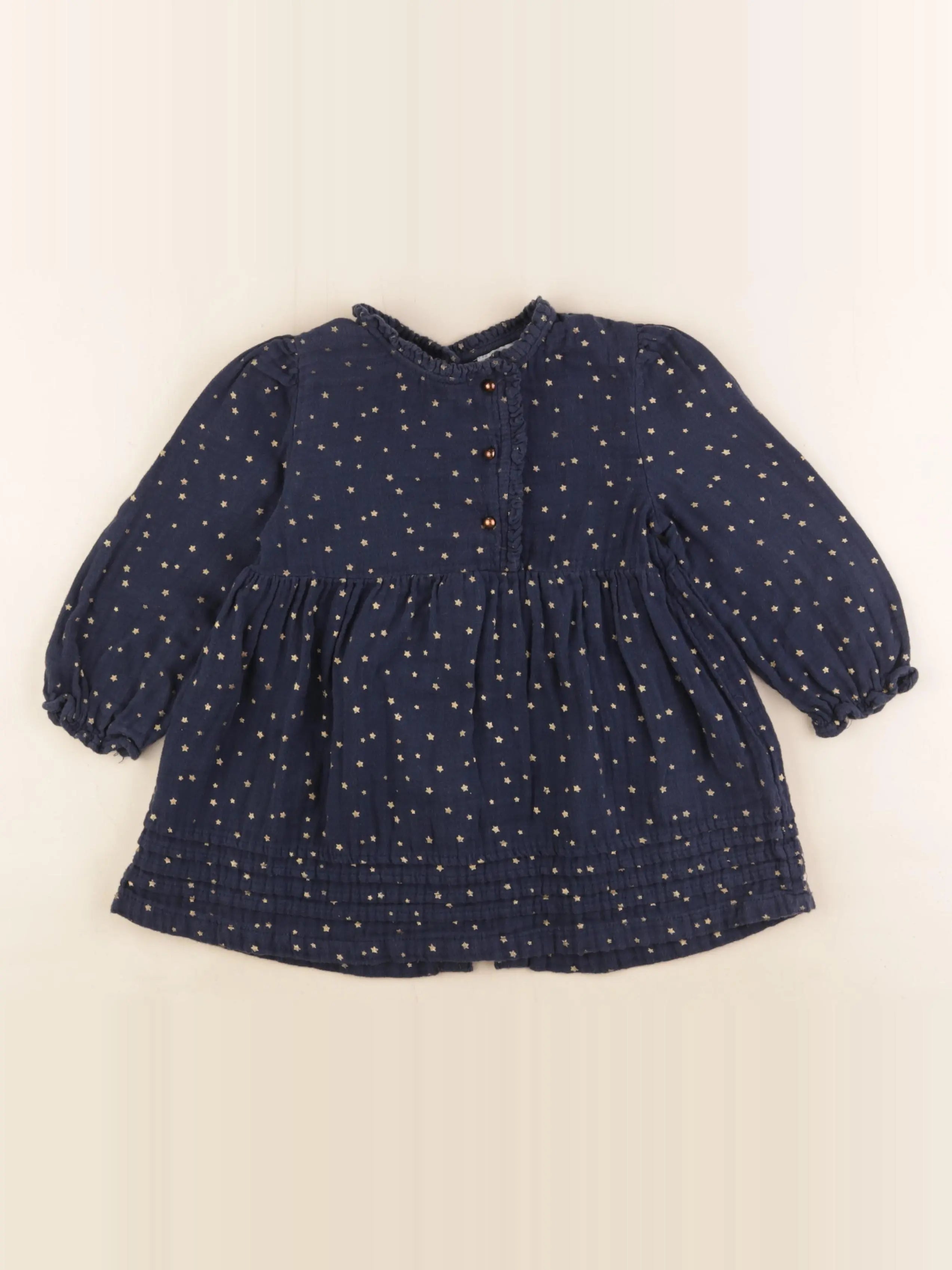 Vertbaudet - robe bleu - 3 ans