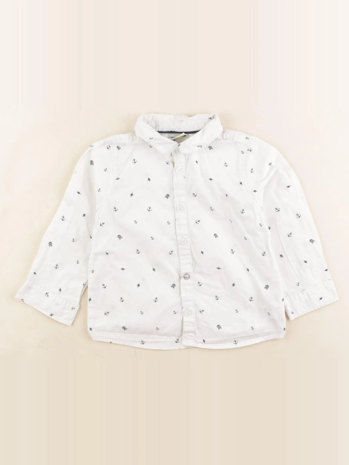 Tape à l'oeil - chemise blanc - 24 mois