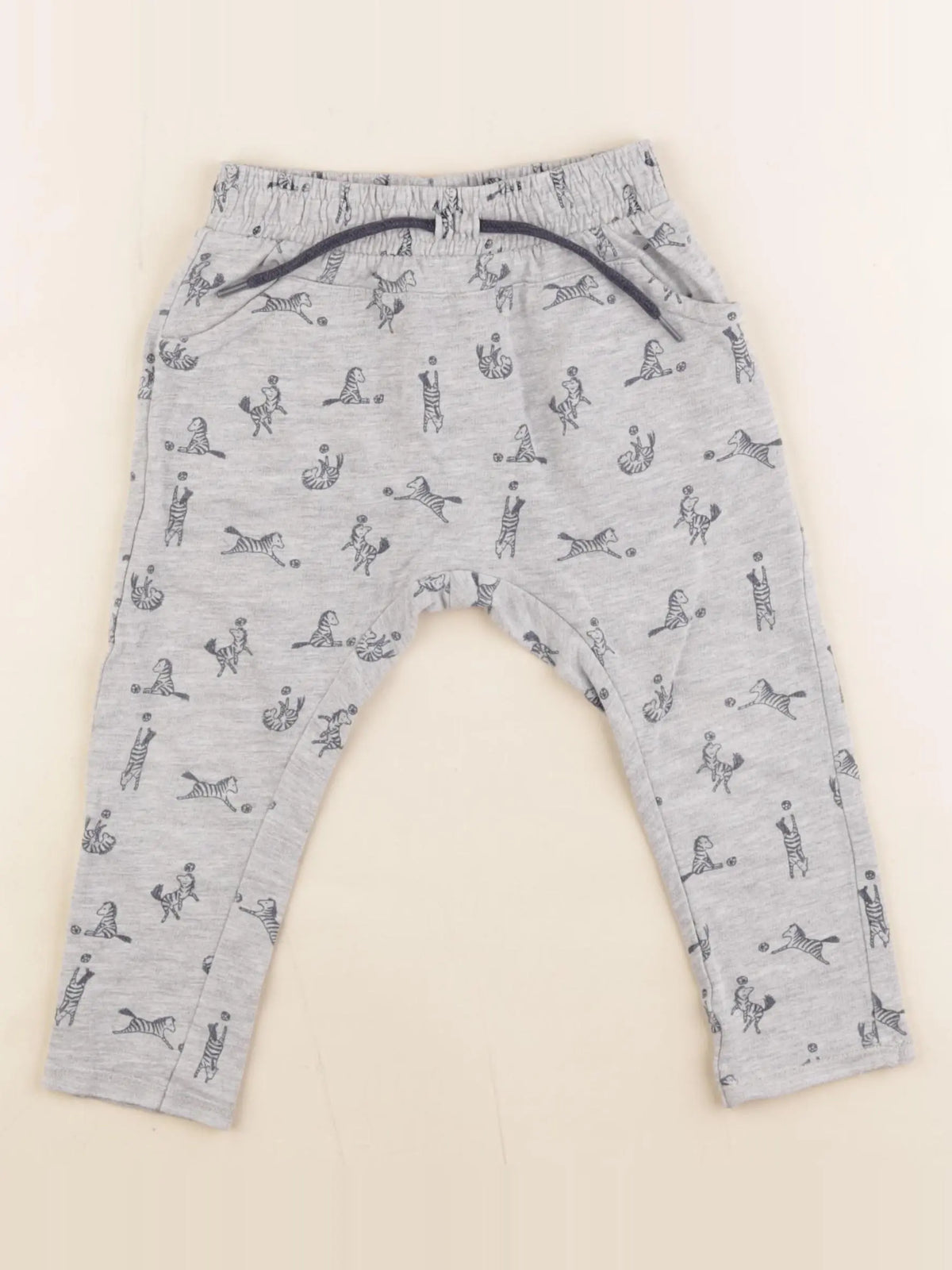 Vertbaudet - pantalon gris - 24 mois