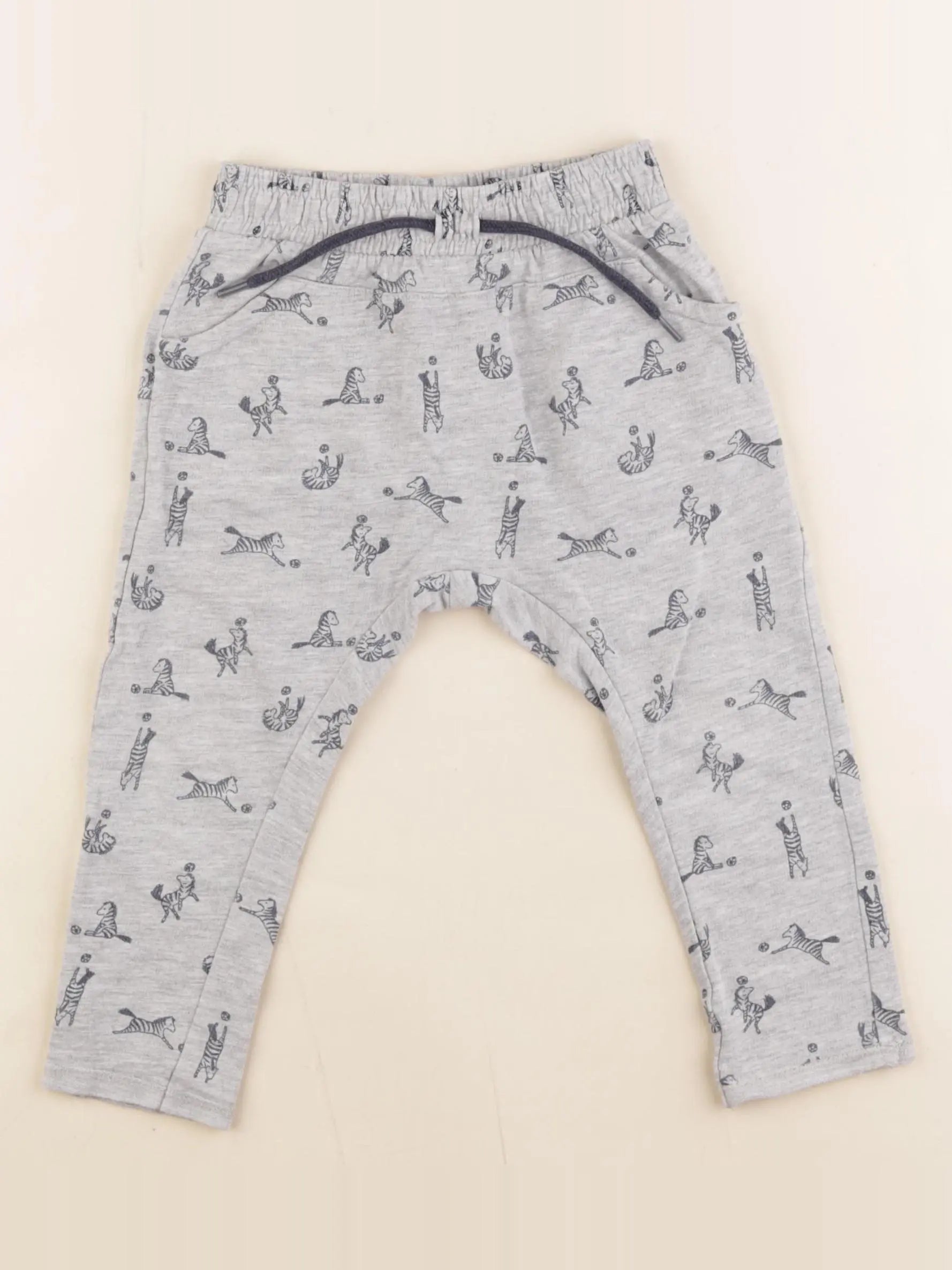Vertbaudet - pantalon gris - 24 mois