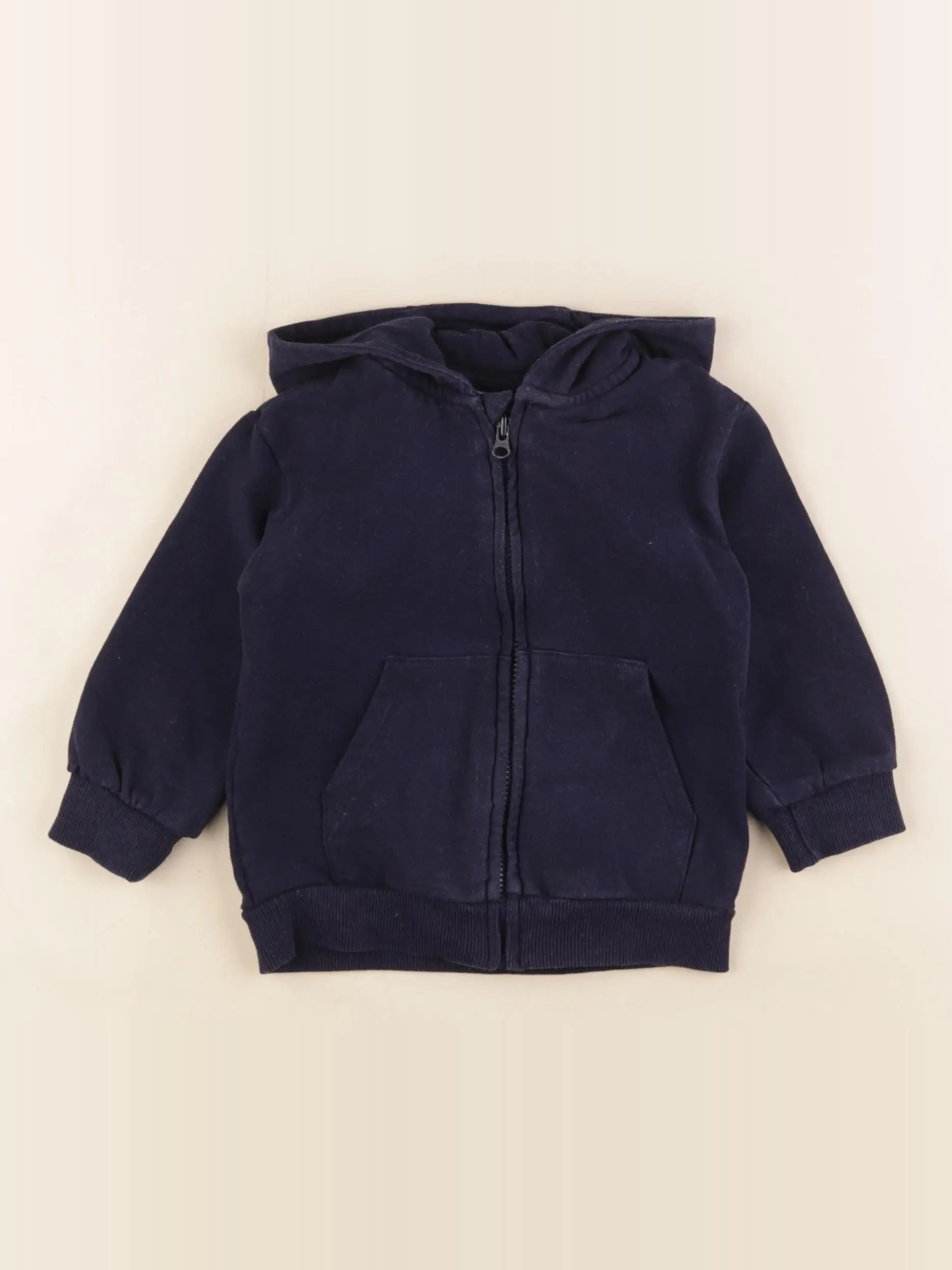 H&M - sweat bleu - 9 mois