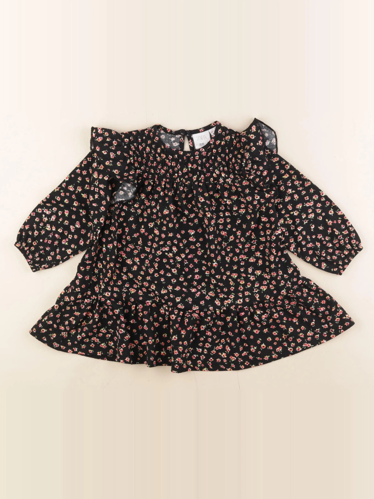 Zara - robe multicolore - 18/24 mois