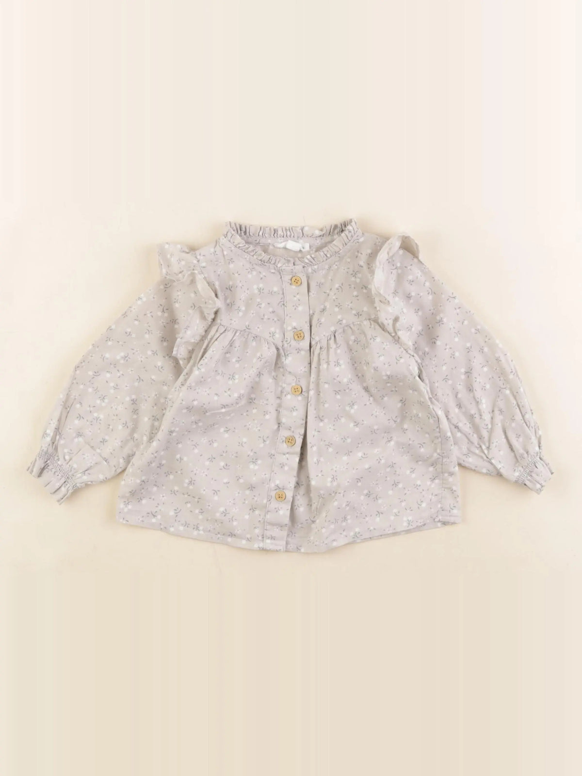 Vertbaudet - blouse gris - 6 mois