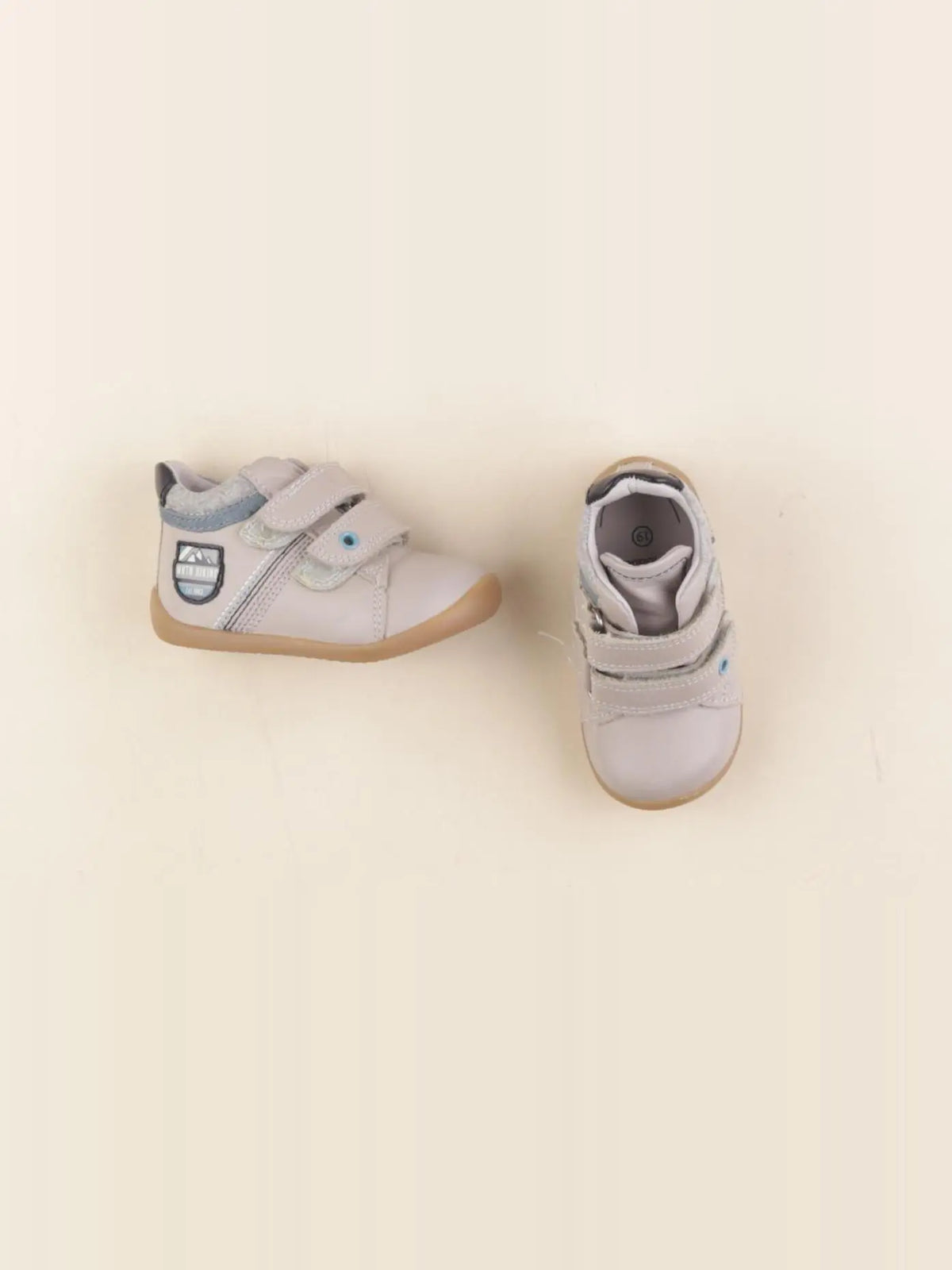 Vertbaudet - bottillons gris - pointure 19