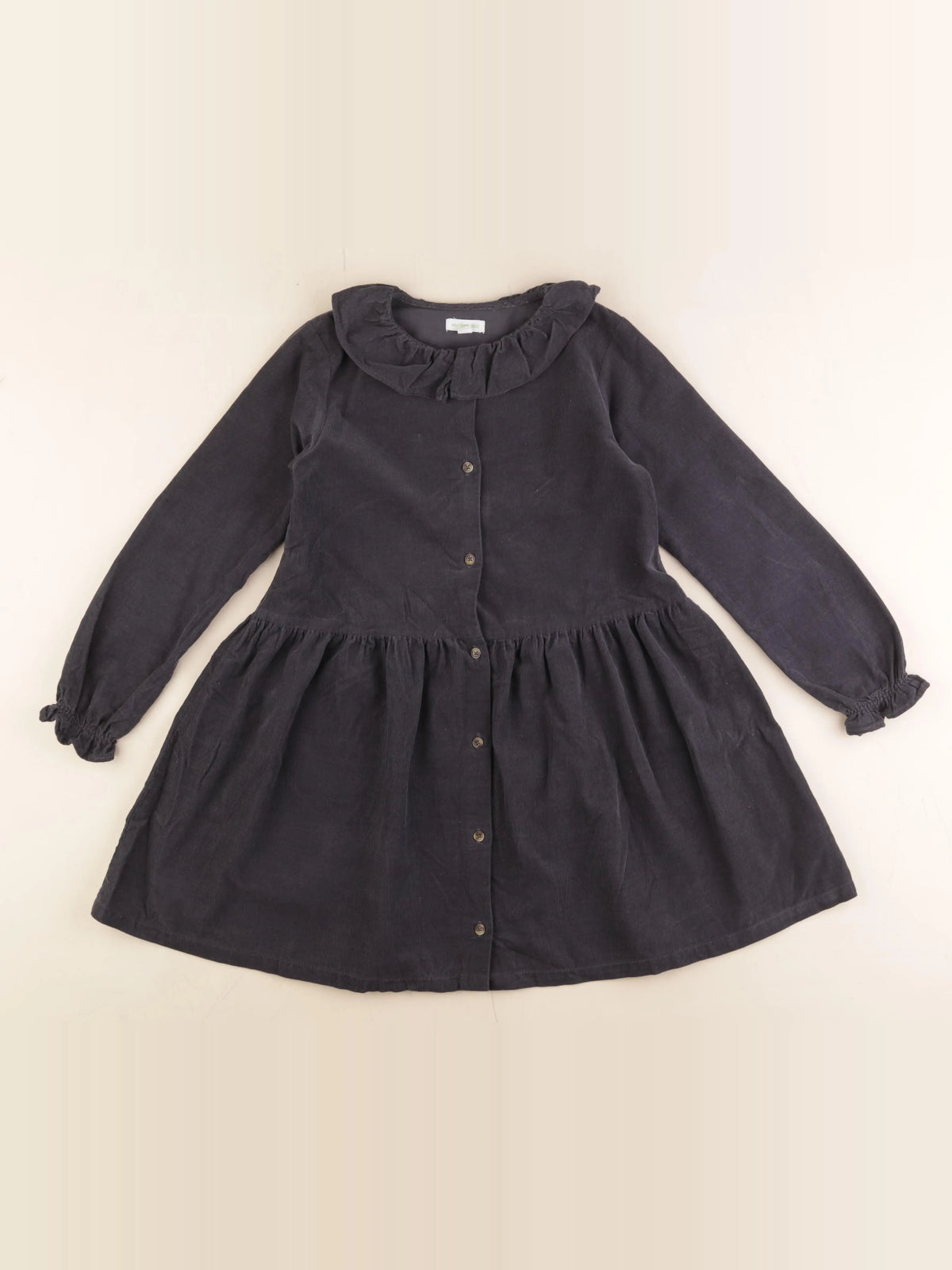 Vertbaudet - robe gris - 9 ans