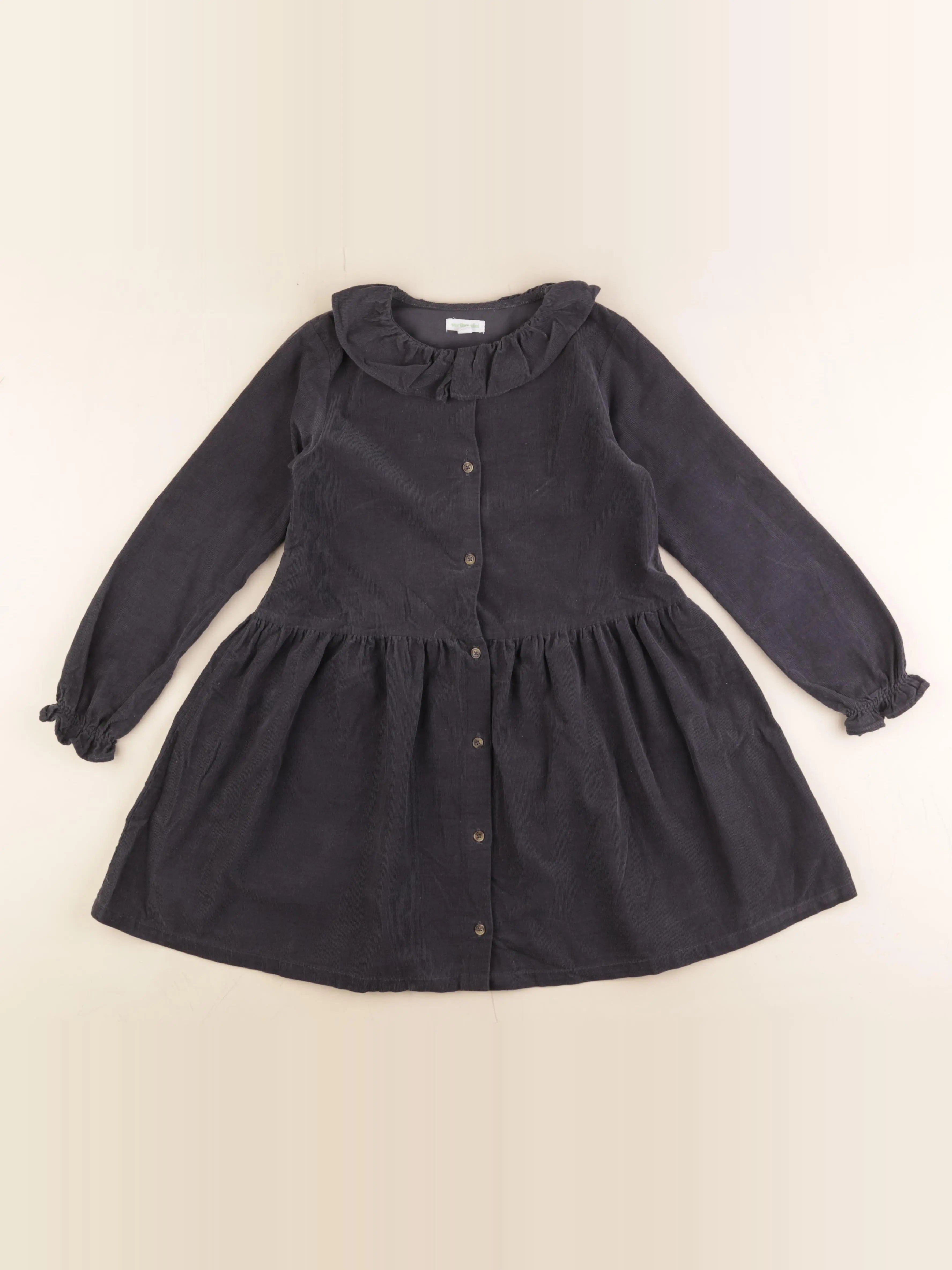 Vertbaudet - robe gris - 9 ans