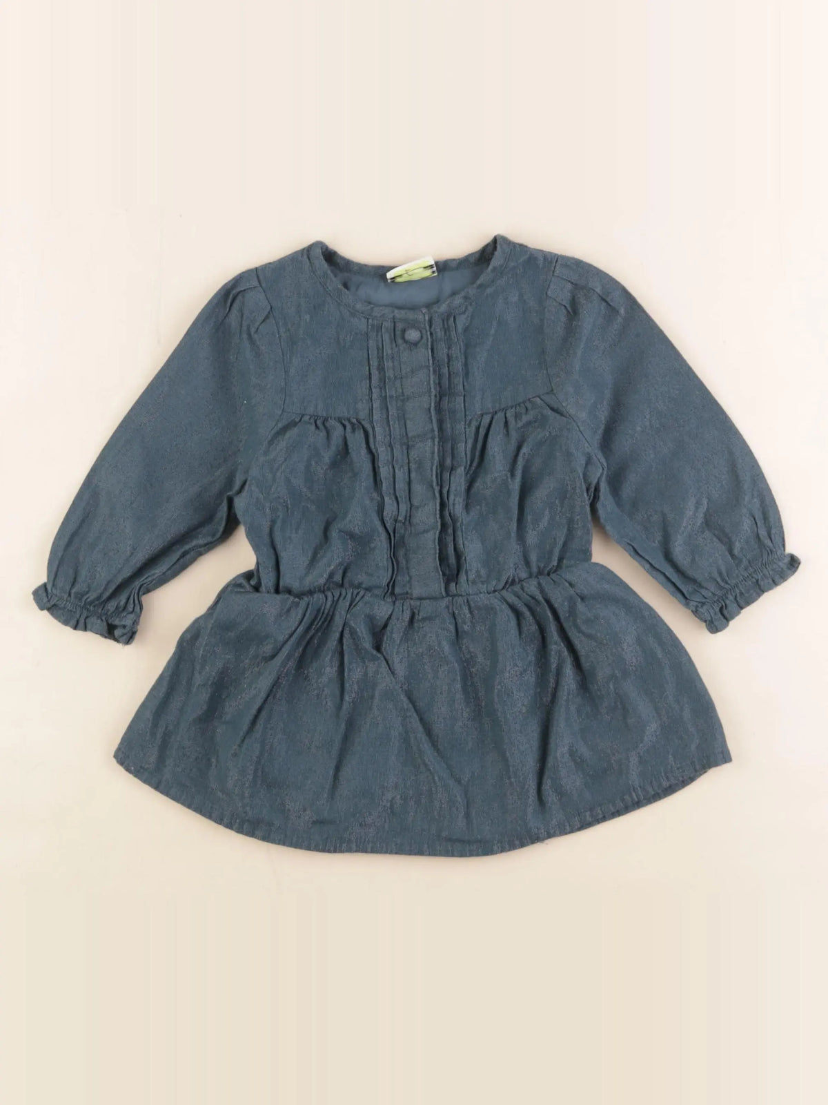 Tape à l'oeil - robe vert - 9 mois