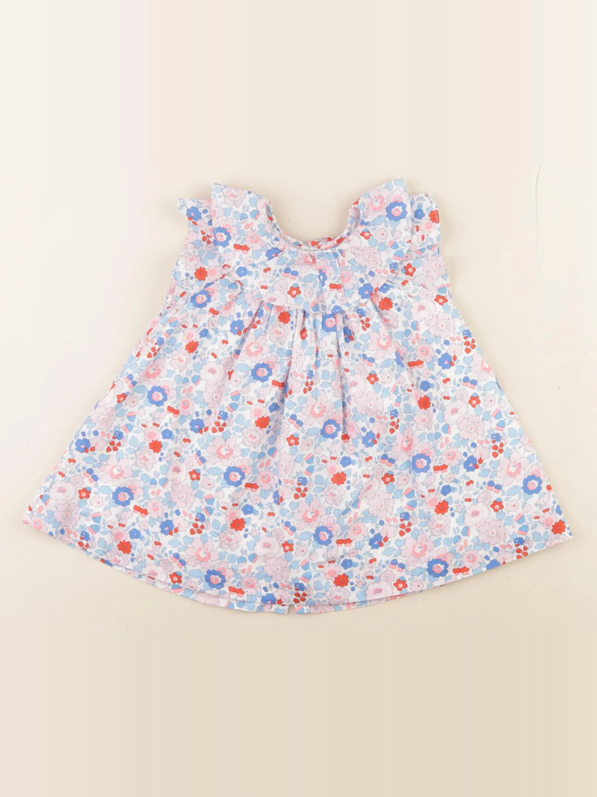 Jacadi - robe liberty multicolore - 12 mois