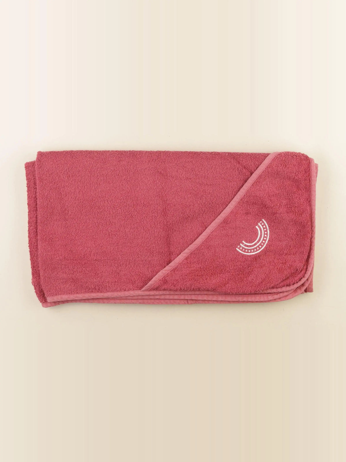 Vertbaudet - cape de bain rose - 0/6 mois