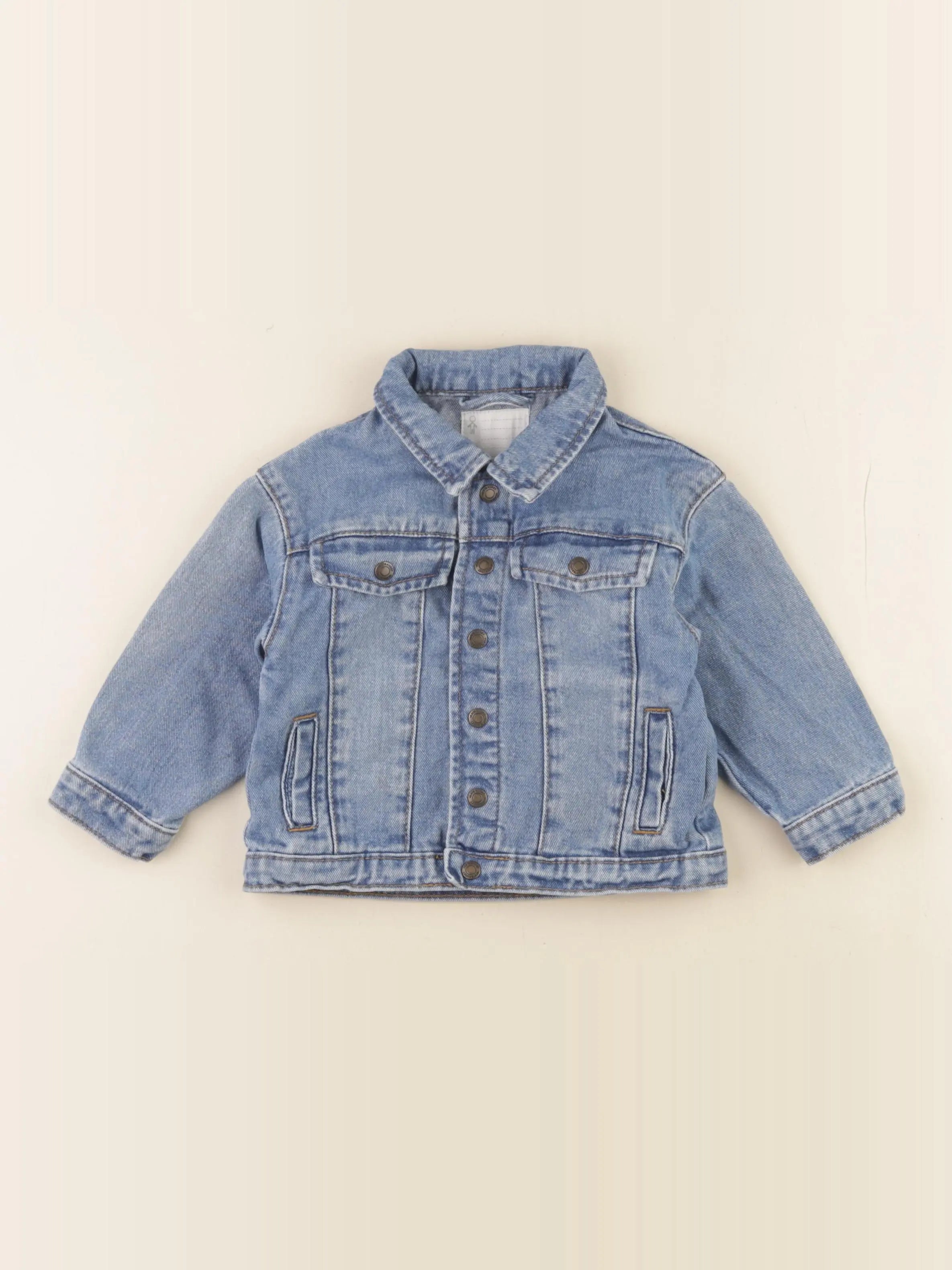 Vertbaudet - veste bleu - 18 mois