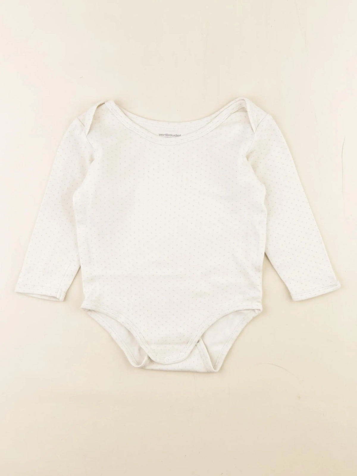 Vertbaudet - body beige - 24 mois
