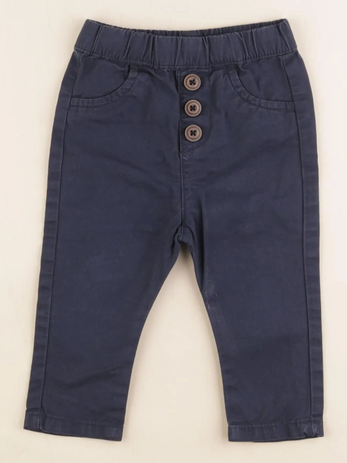 Tape à l'oeil - pantalon bleu - 6 mois