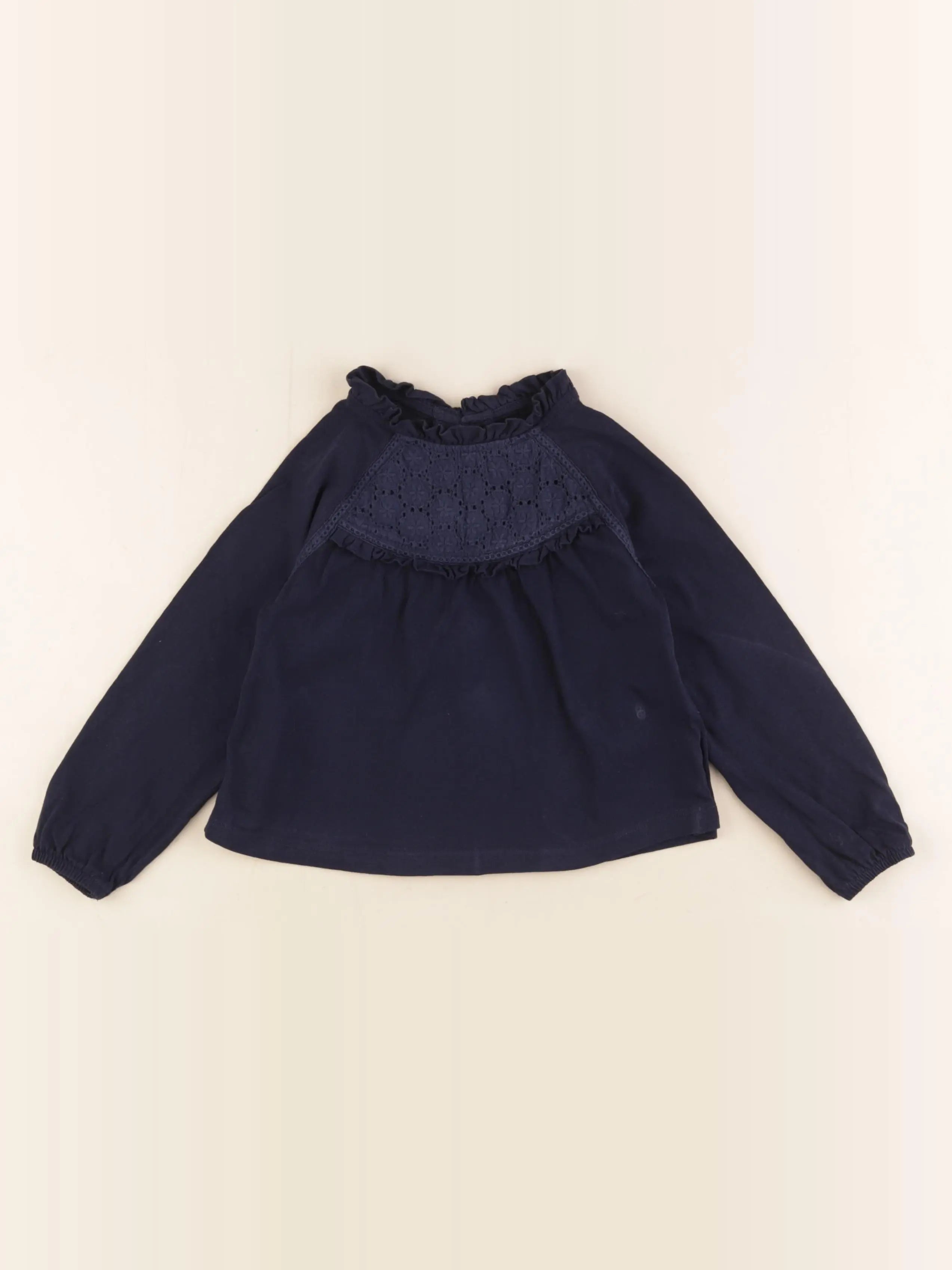 Vertbaudet - tee-shirt bleu - 6 ans